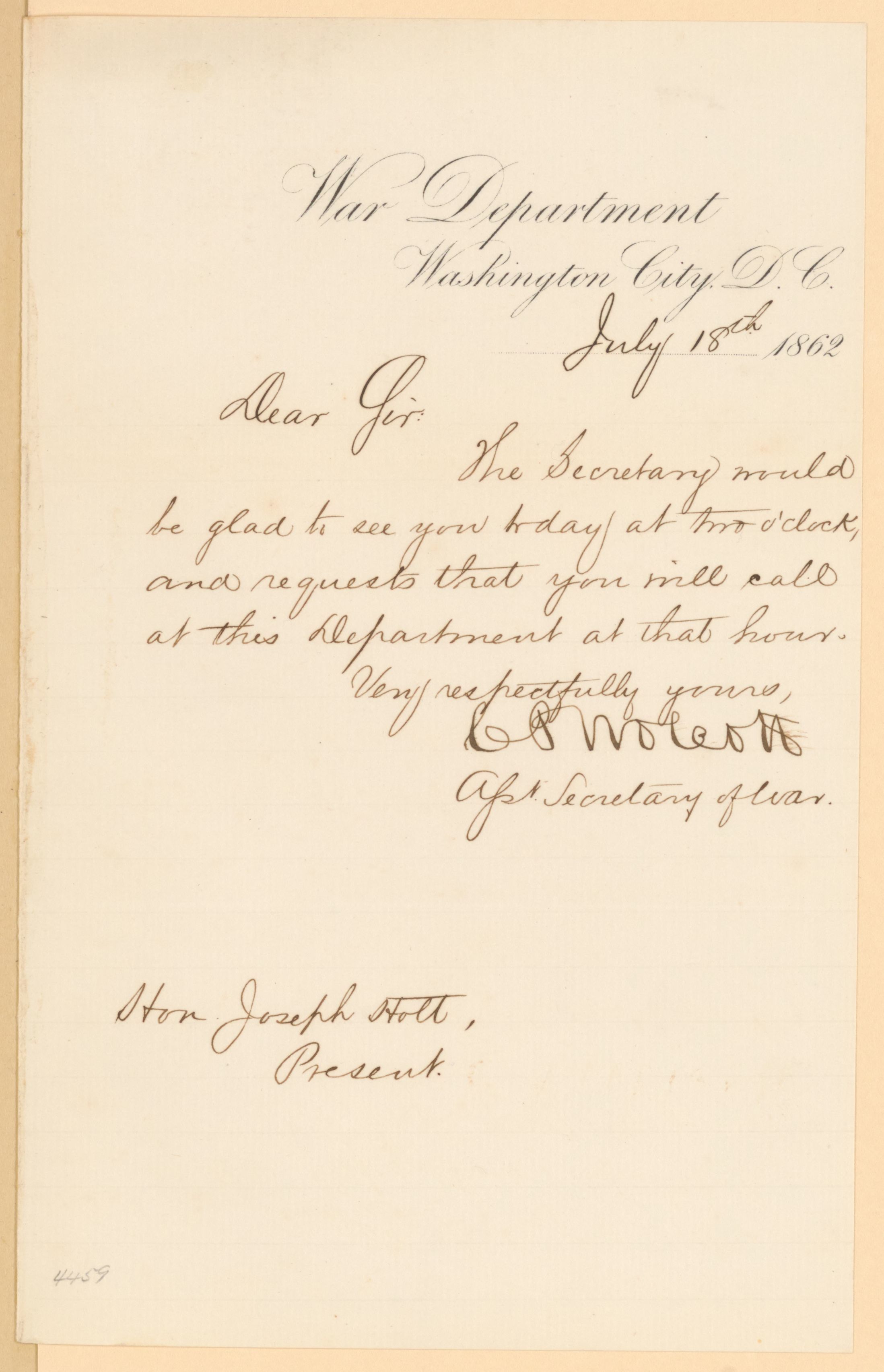 Scanned image of the current content page