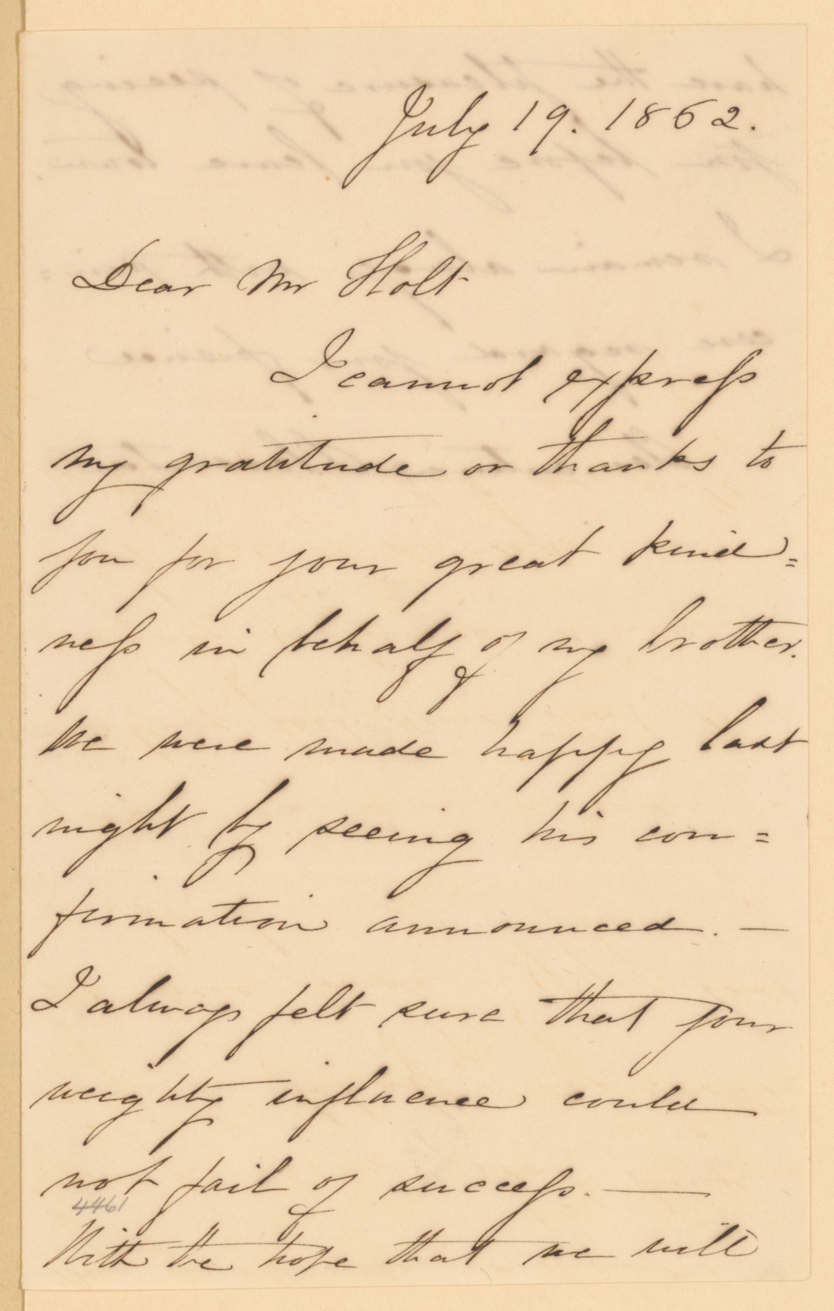 Scanned image of the current content page