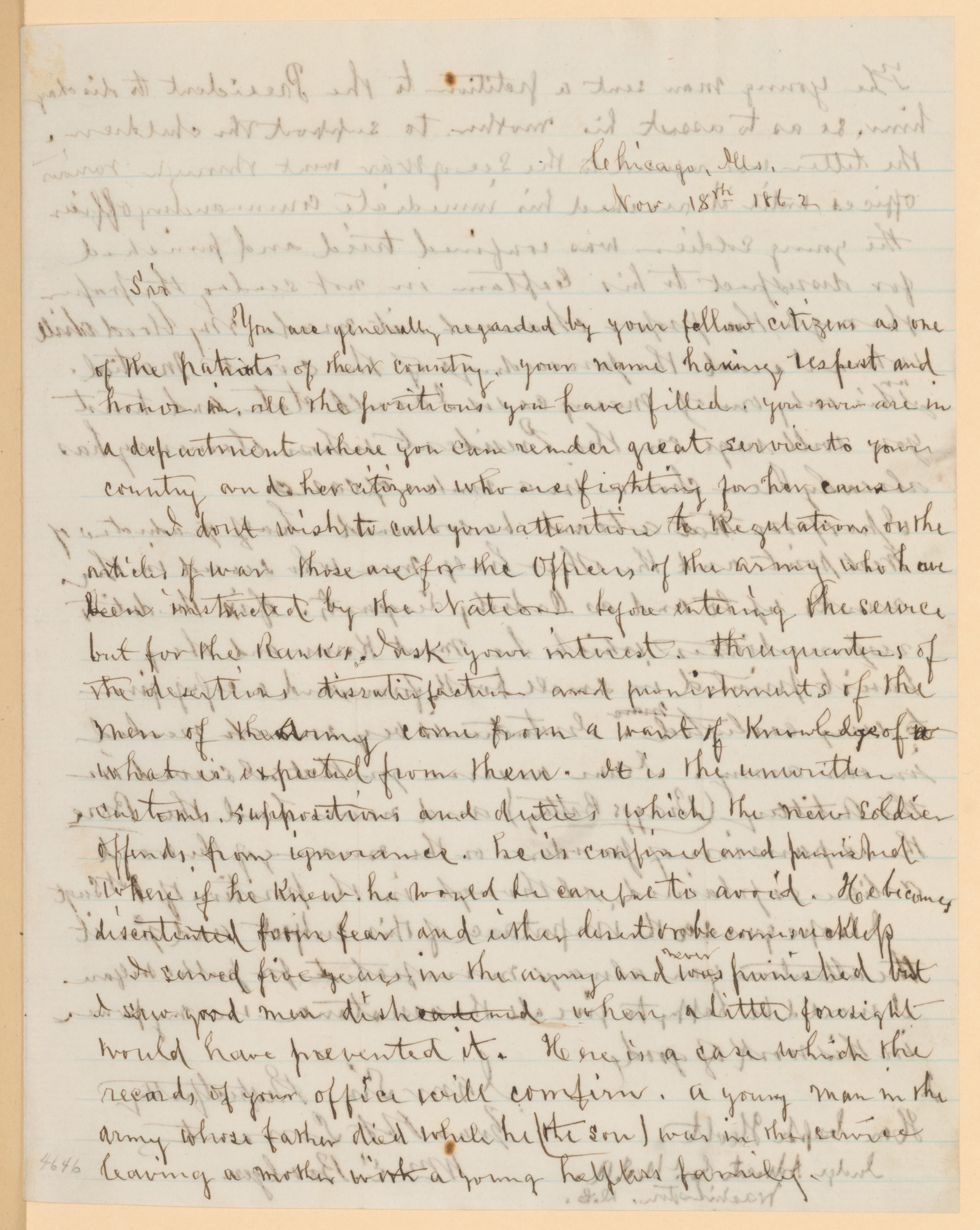 Scanned image of the current content page