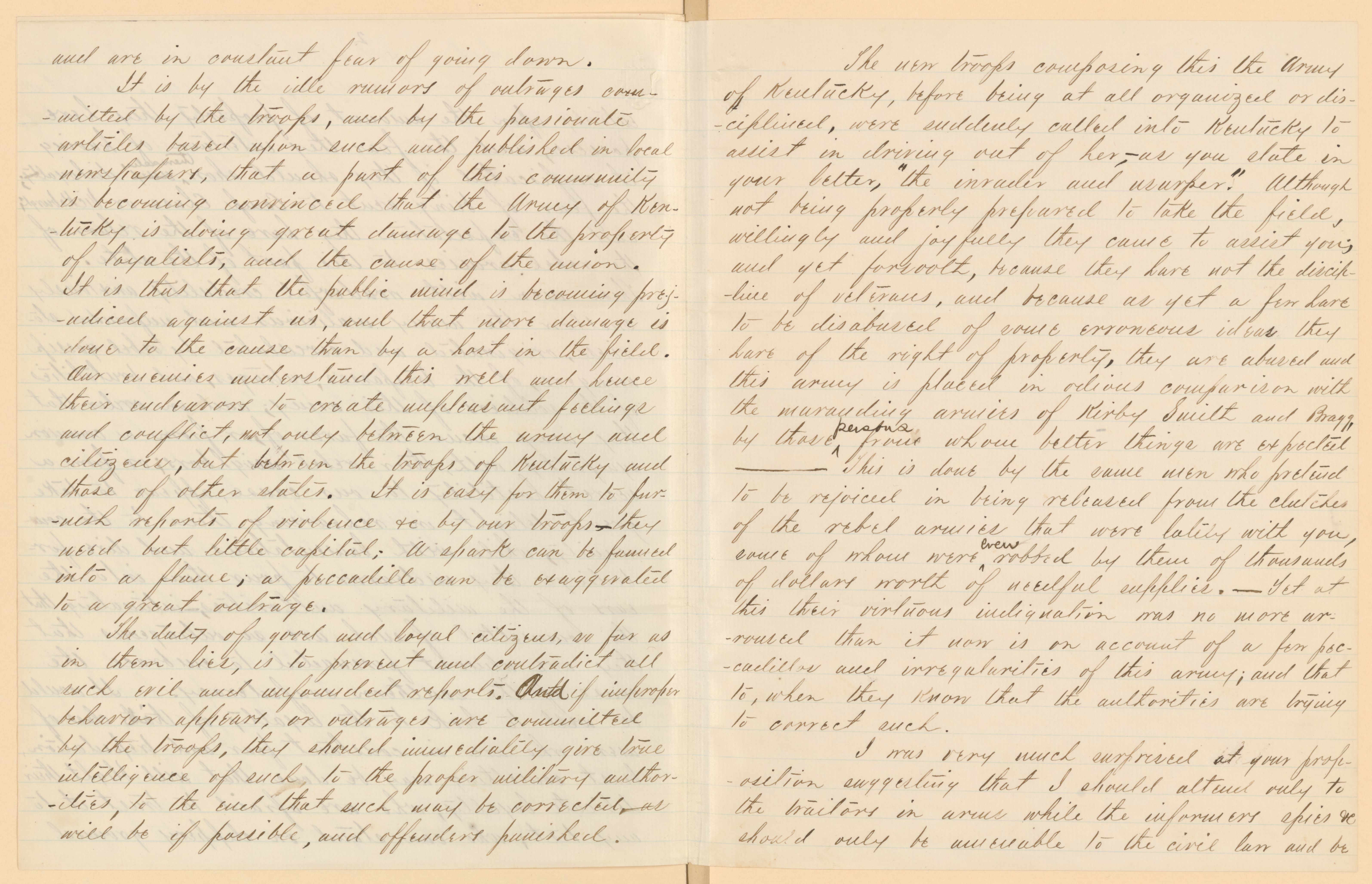 Scanned image of the current content page