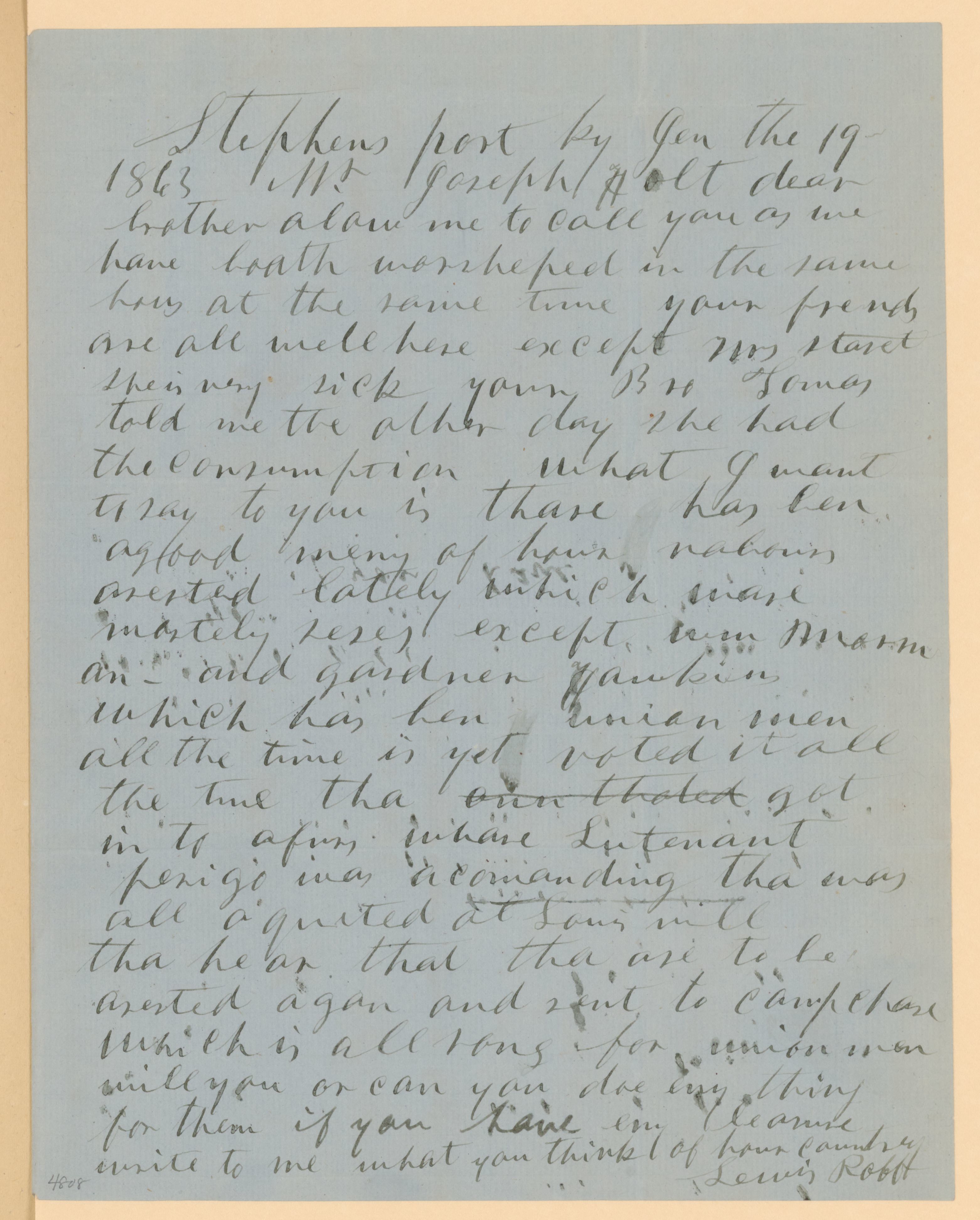 Scanned image of the current content page