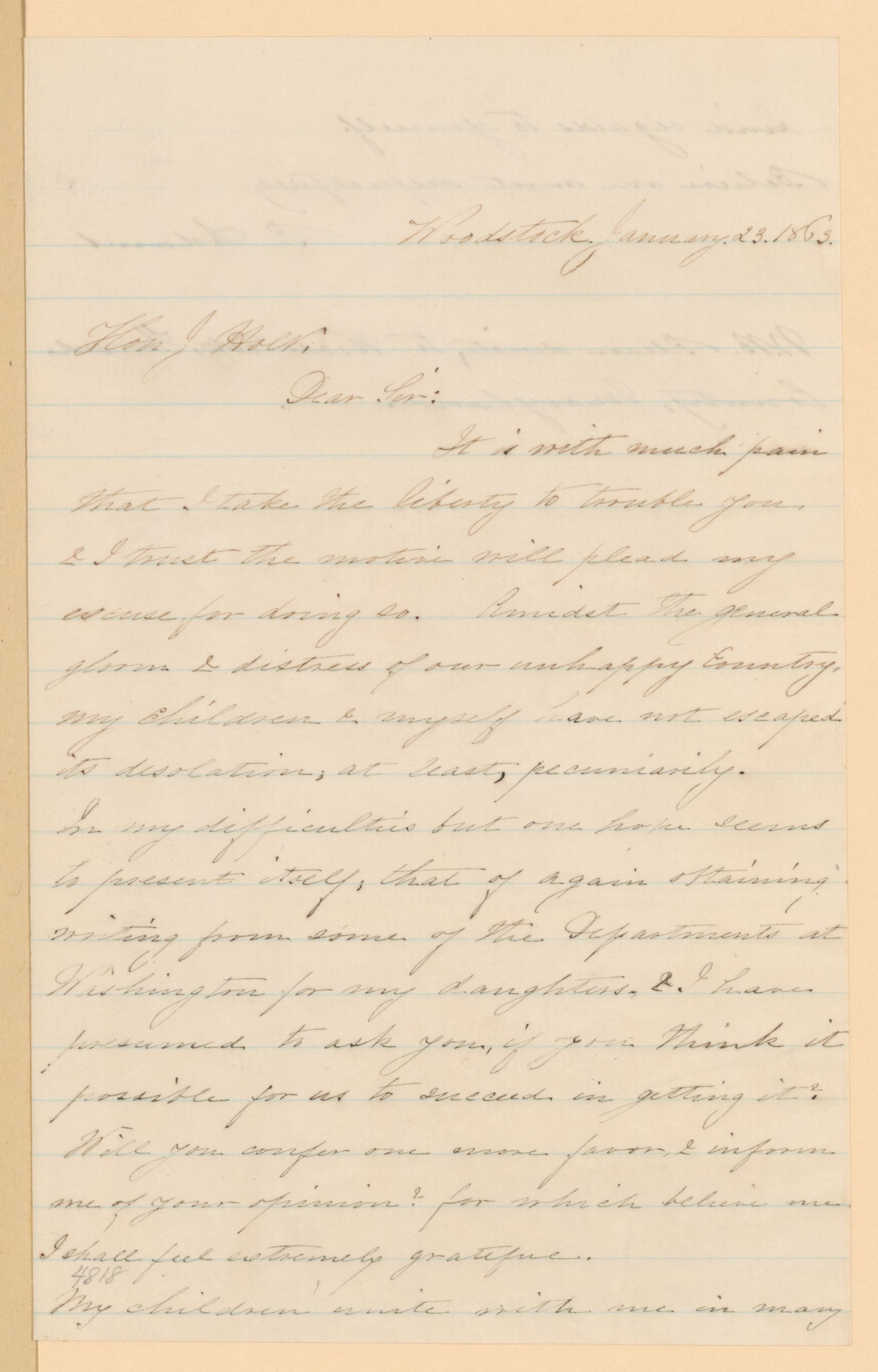 Scanned image of the current content page