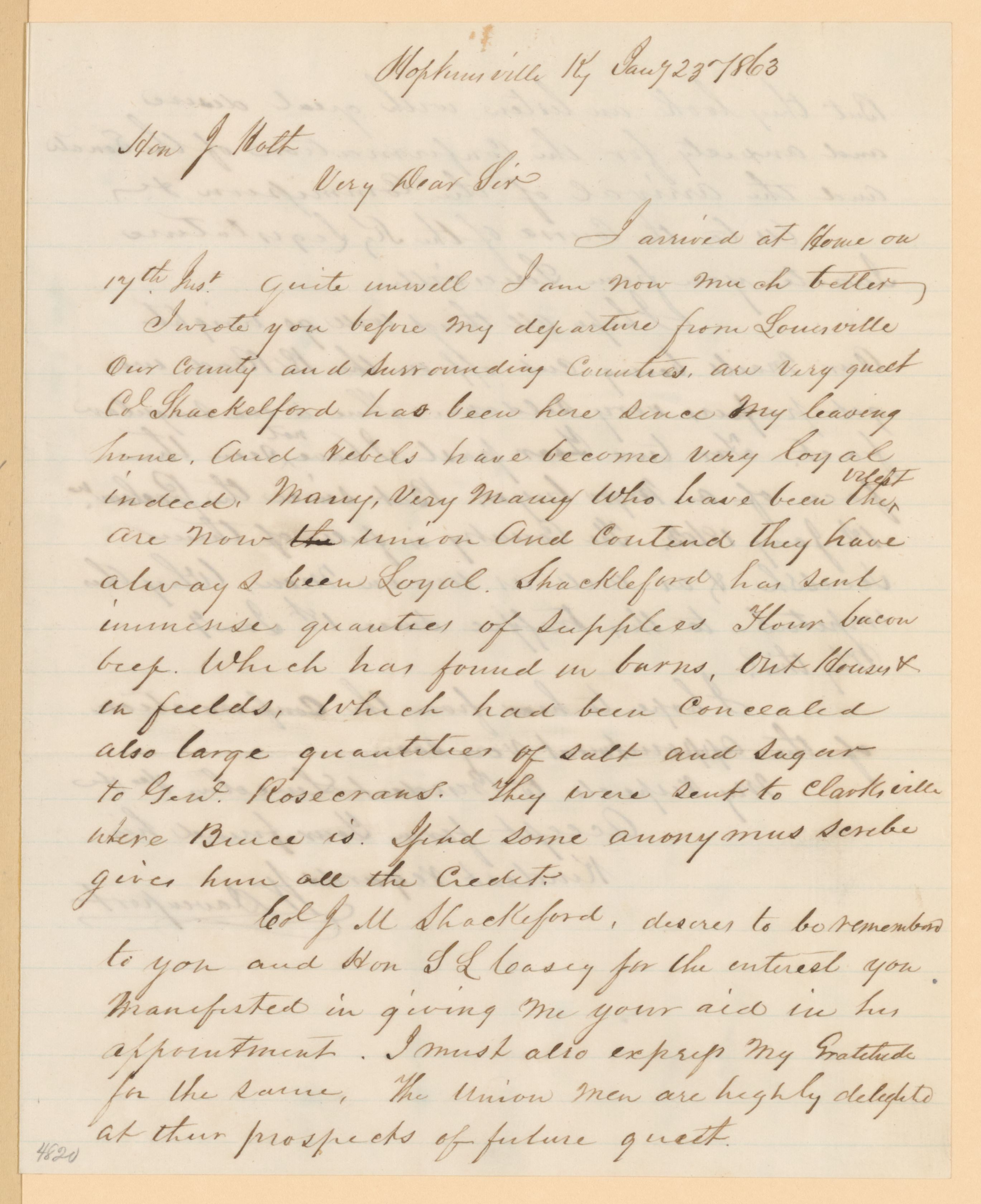 Scanned image of the current content page