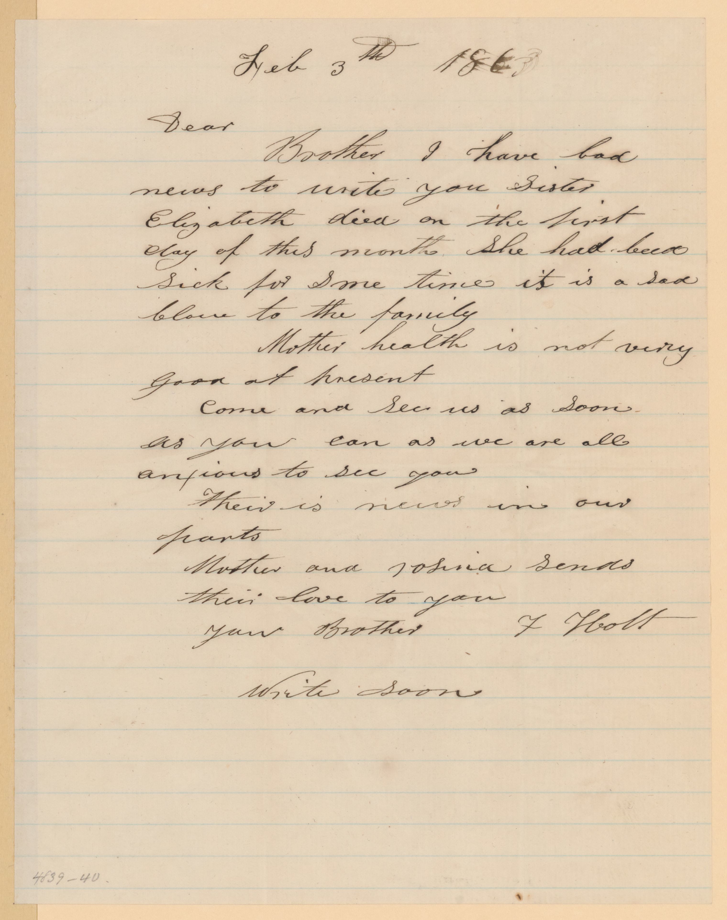 Scanned image of the current content page