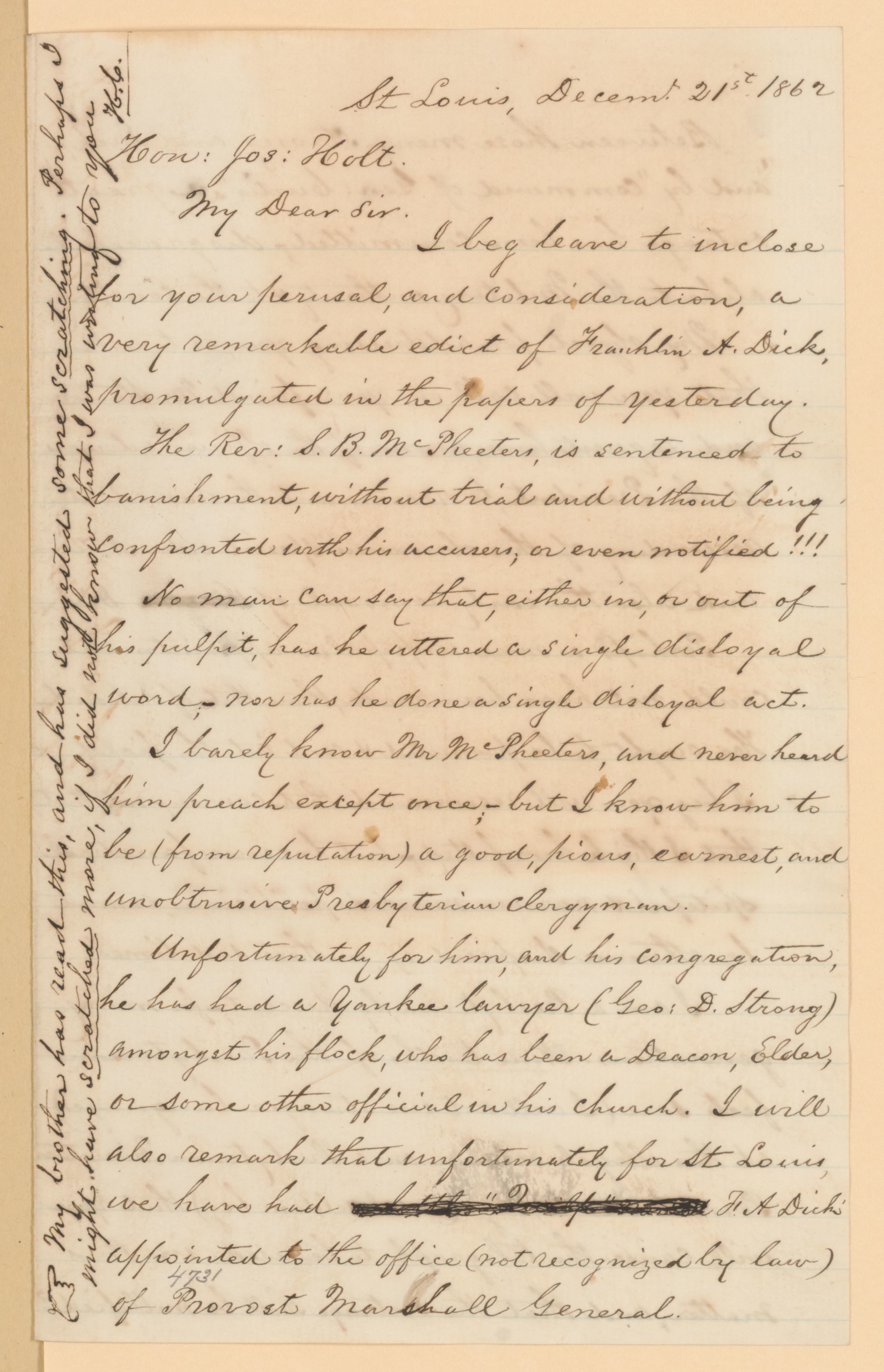 Scanned image of the current content page