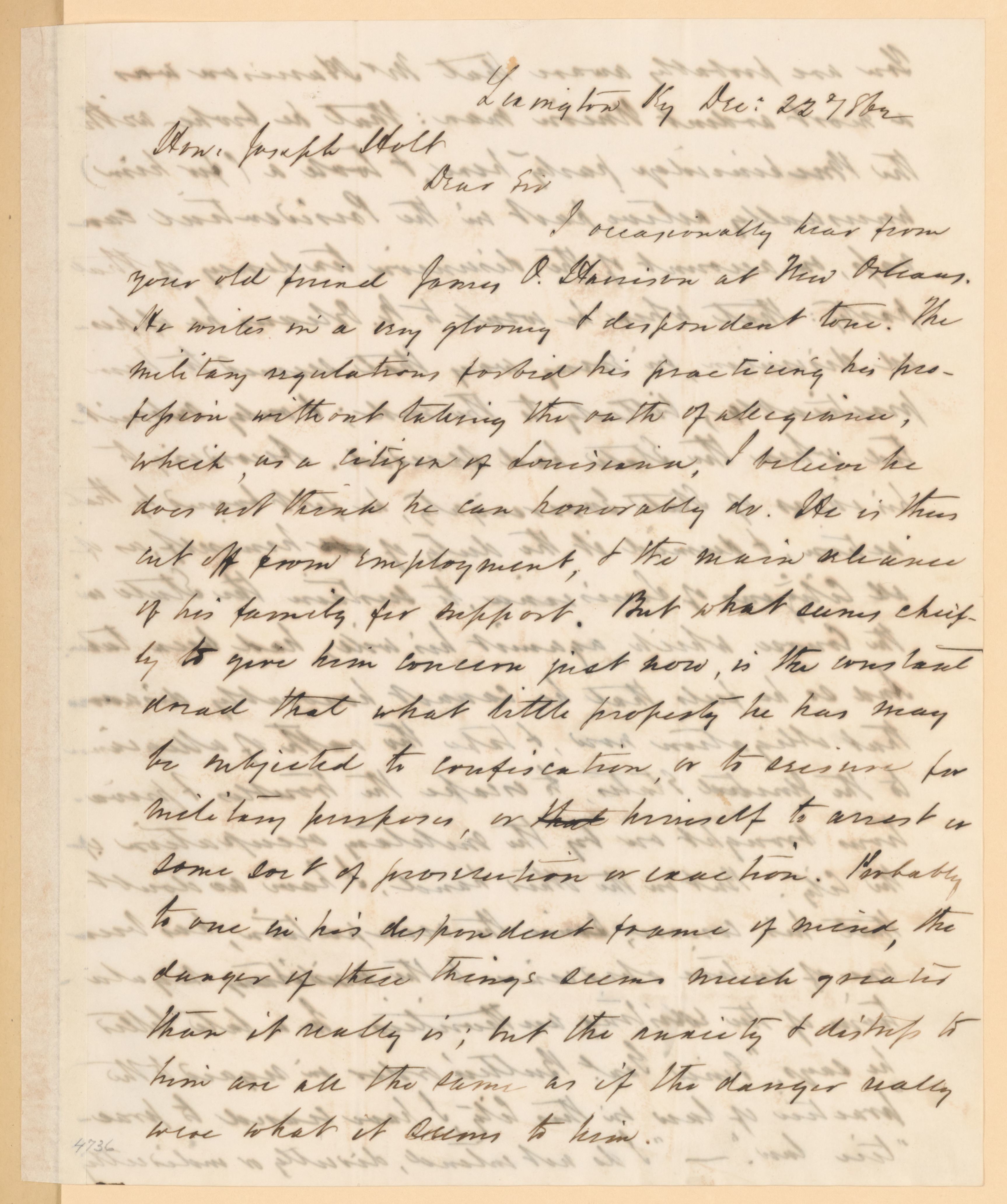 Scanned image of the current content page
