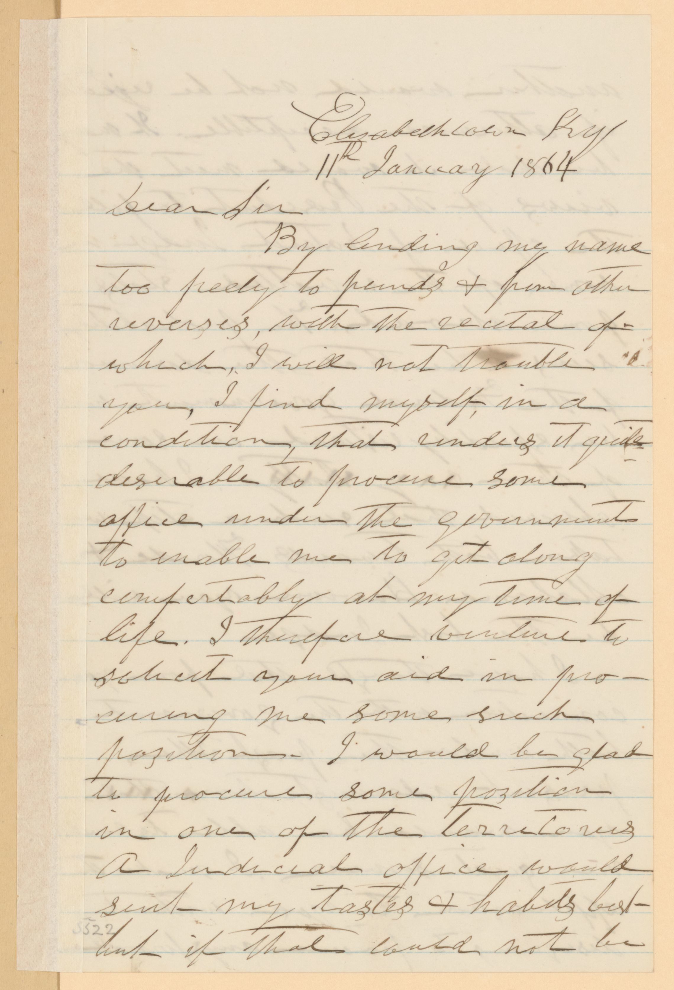 Scanned image of the current content page