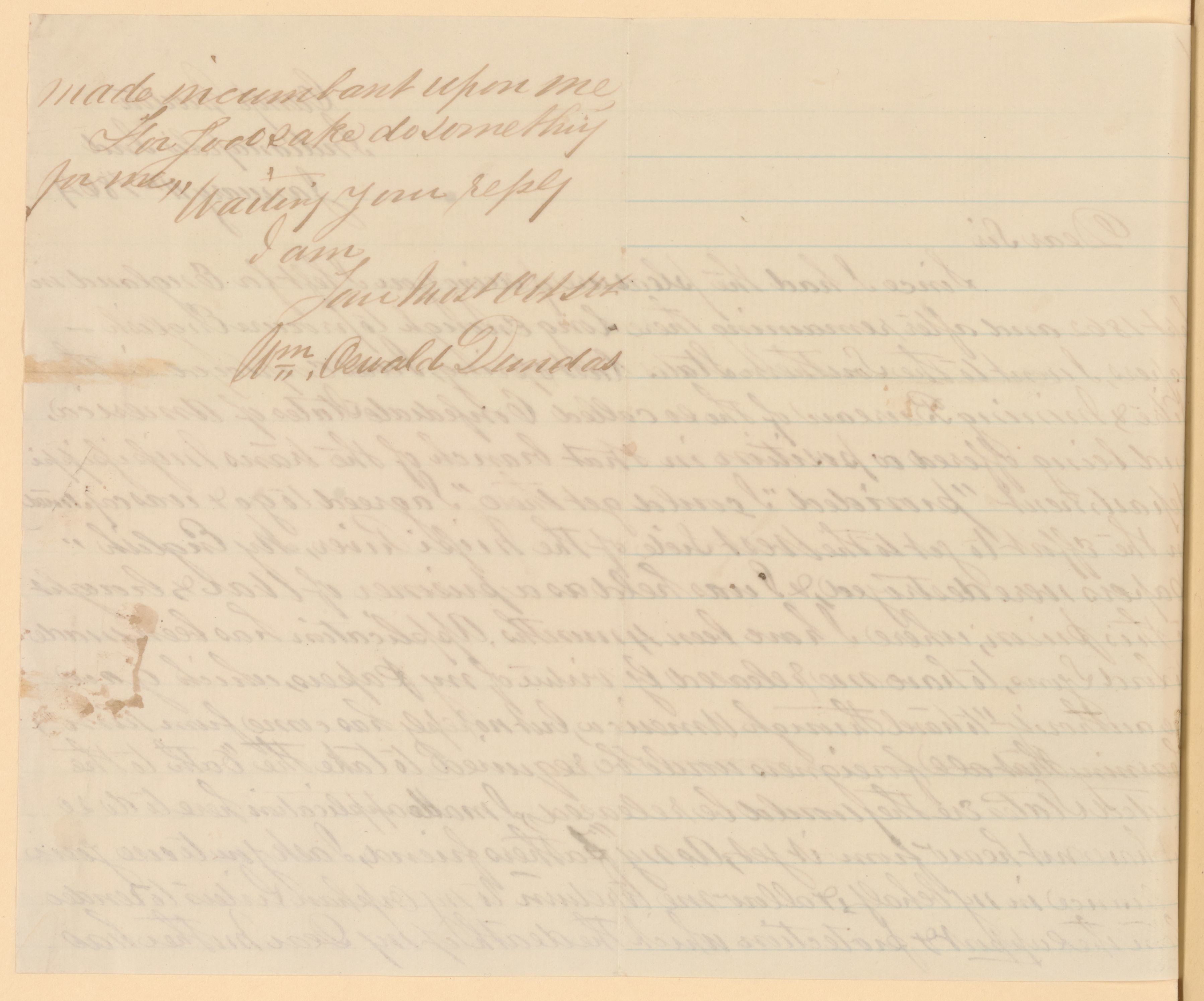 Scanned image of the current content page