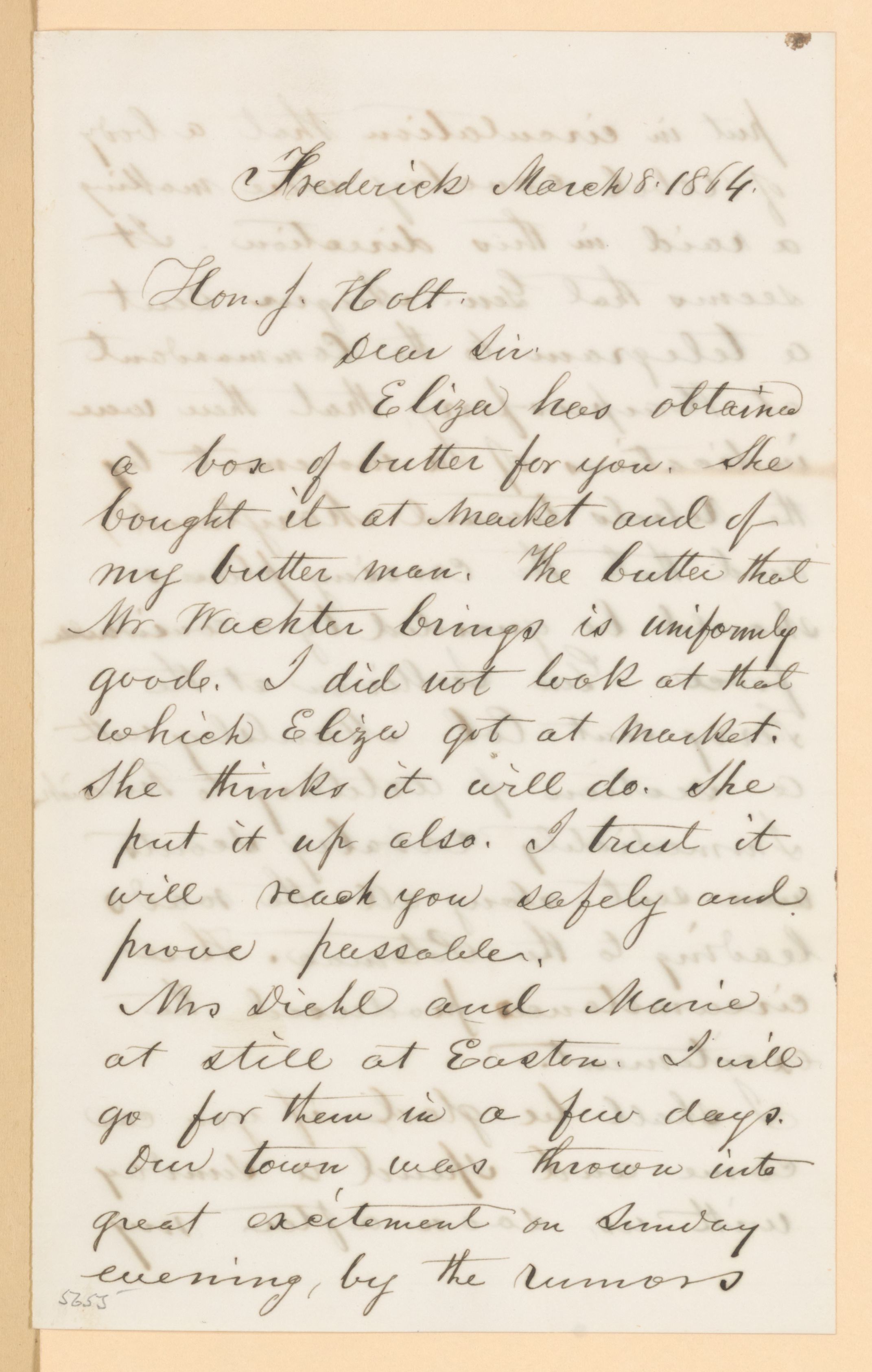 Scanned image of the current content page