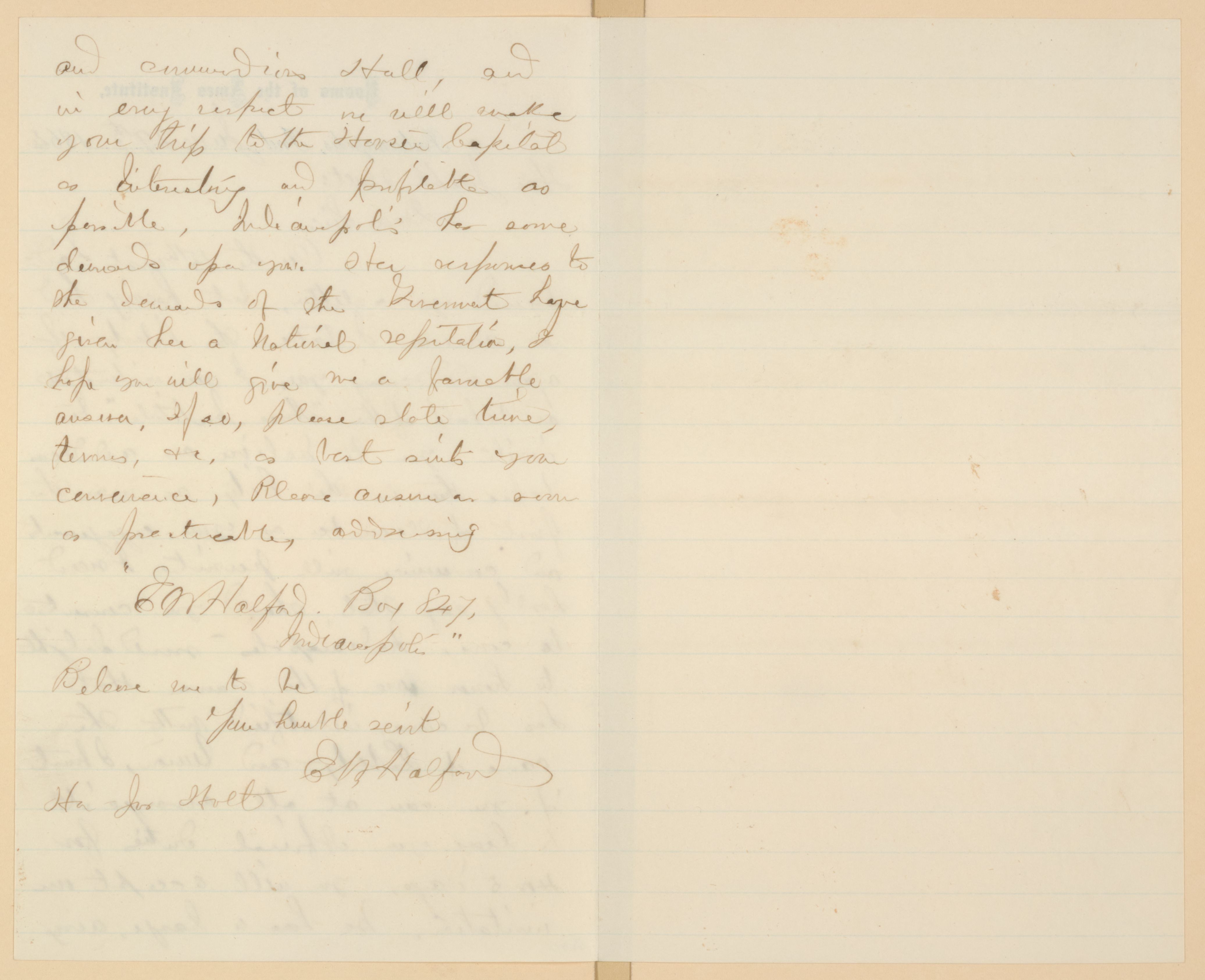 Scanned image of the current content page