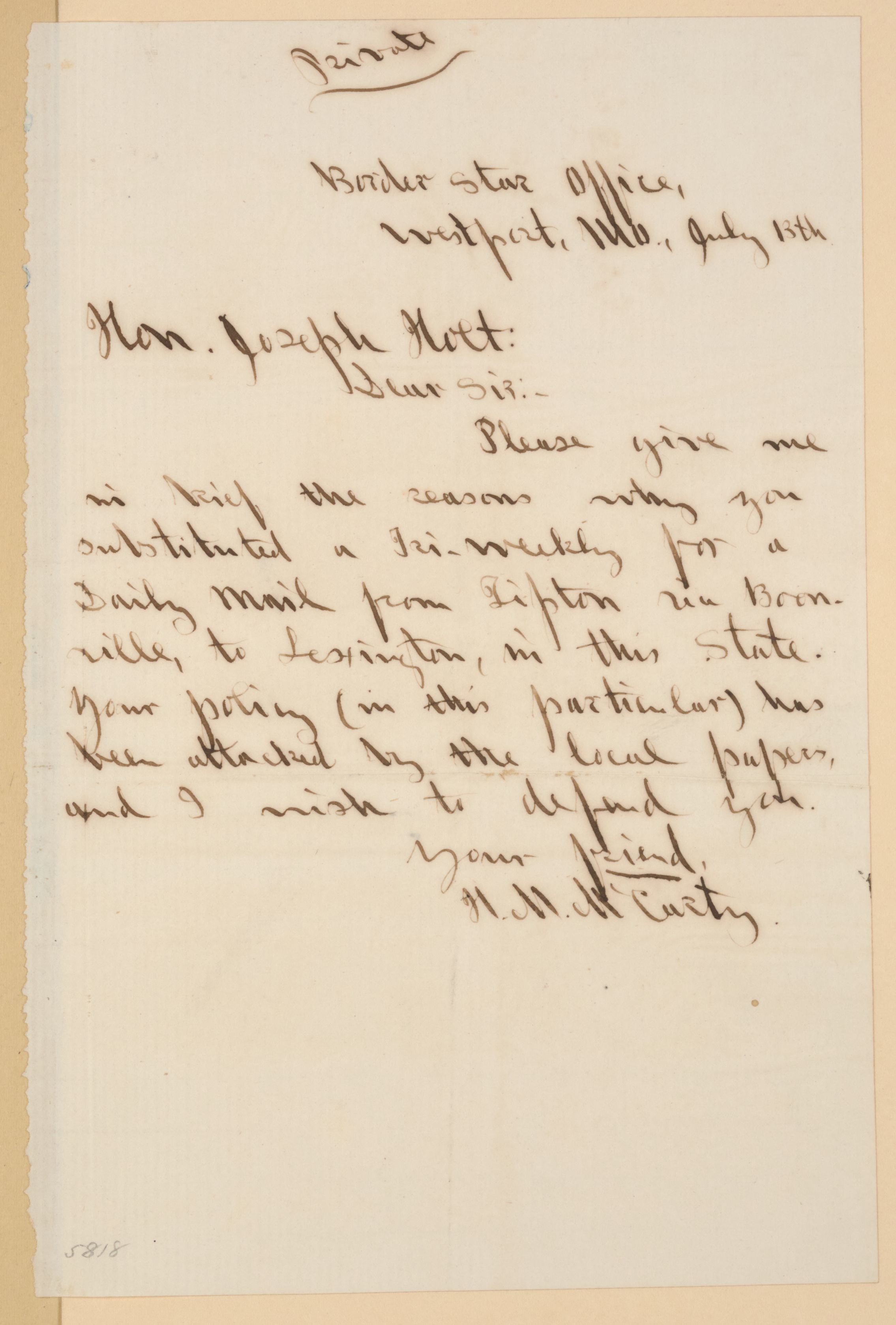 Scanned image of the current content page