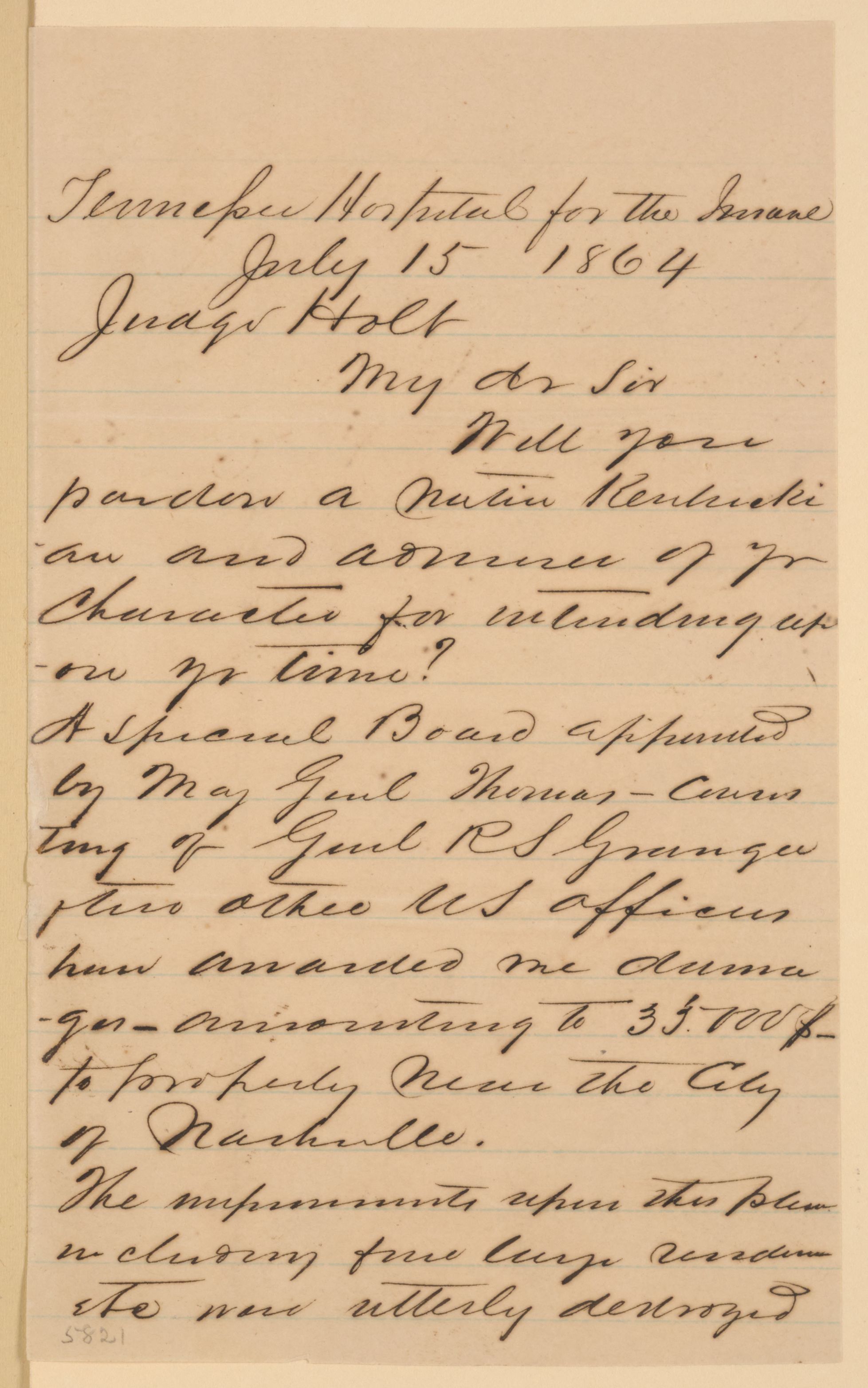 Scanned image of the current content page