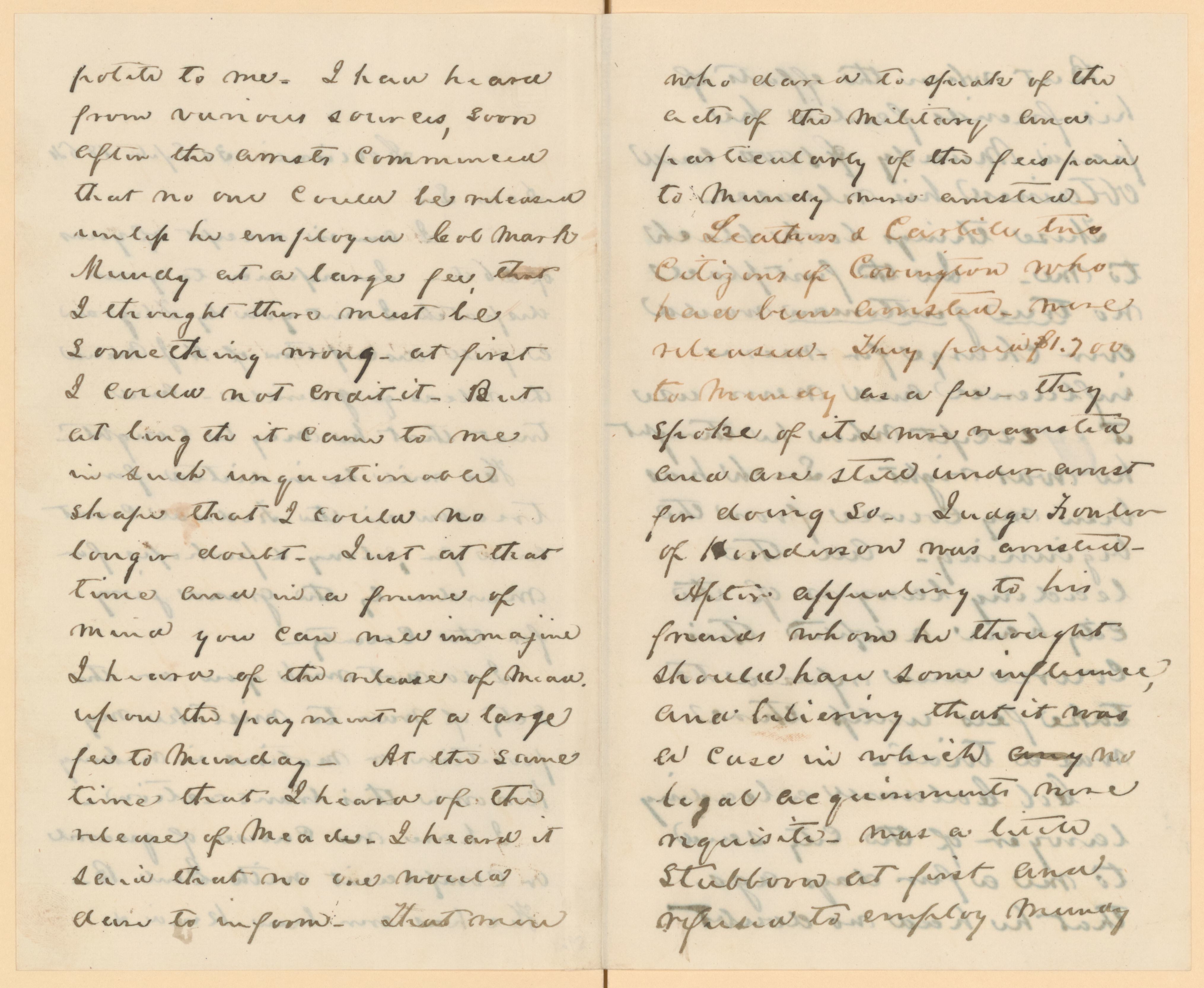 Scanned image of the current content page