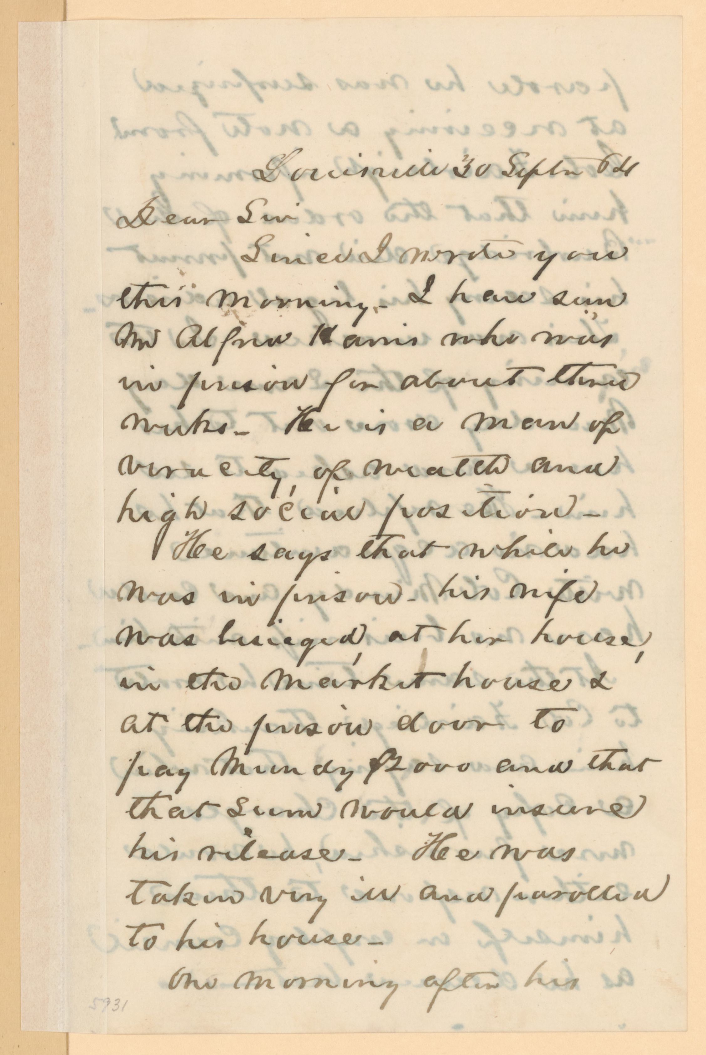 Scanned image of the current content page