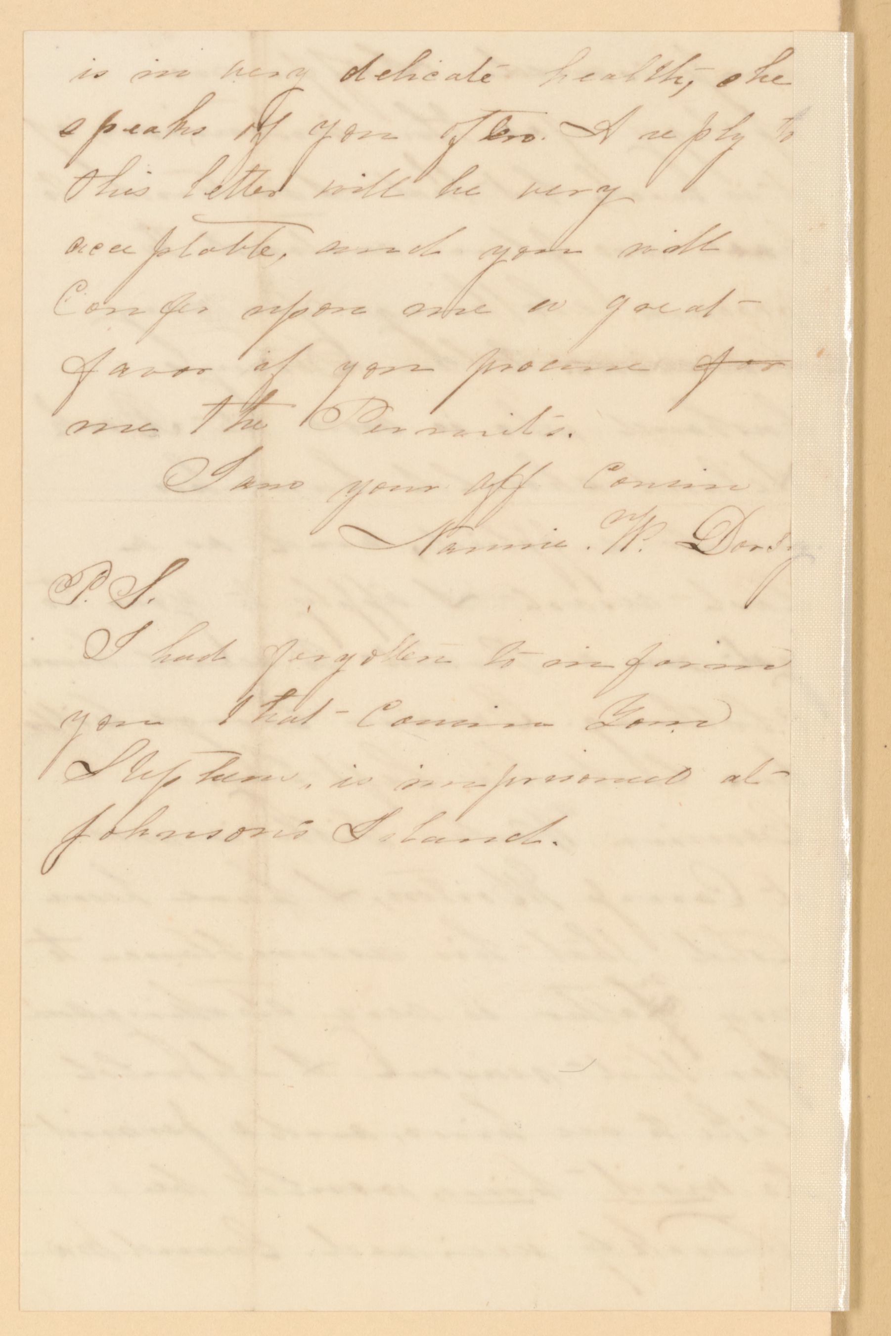 Scanned image of the current content page