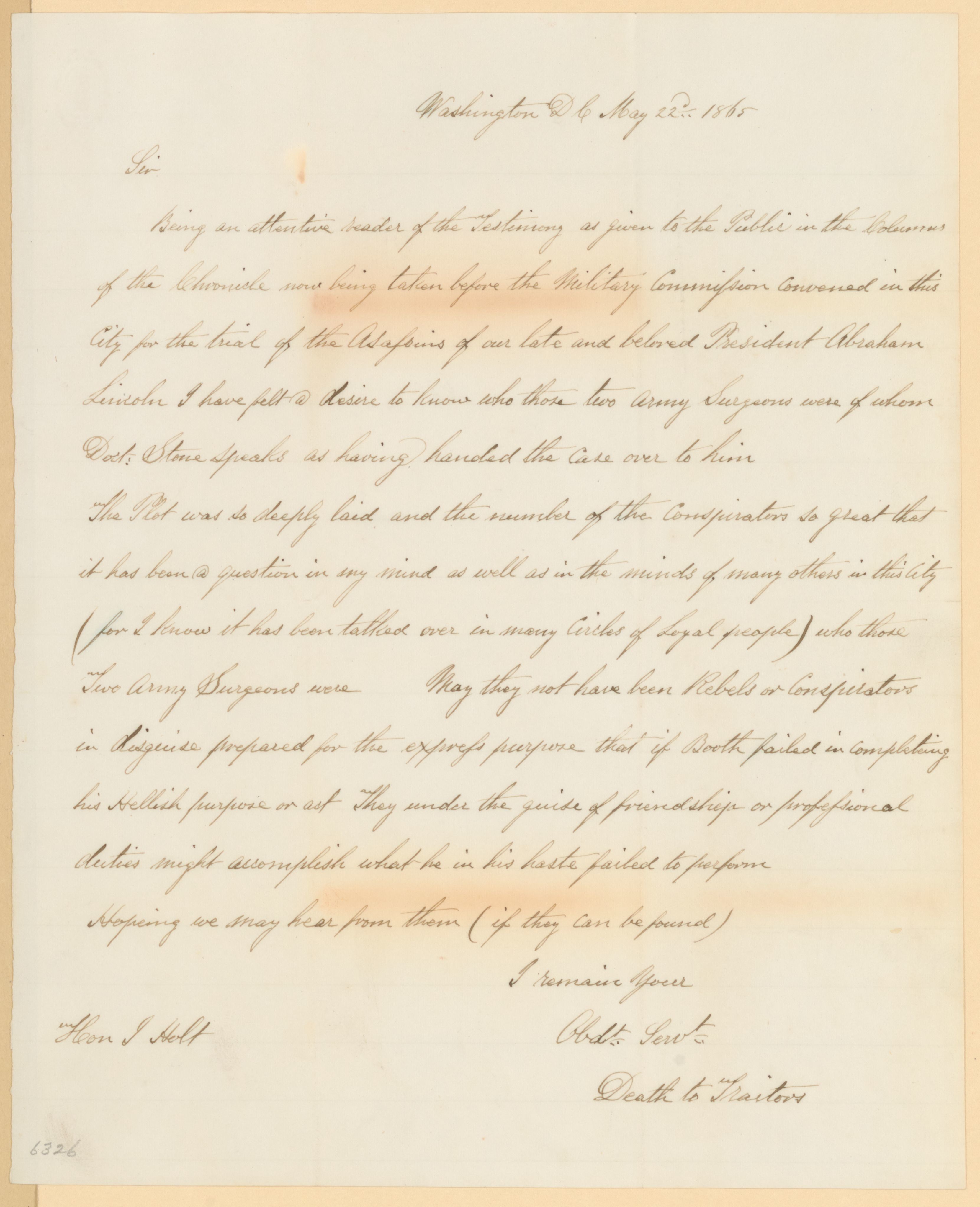 Scanned image of the current content page