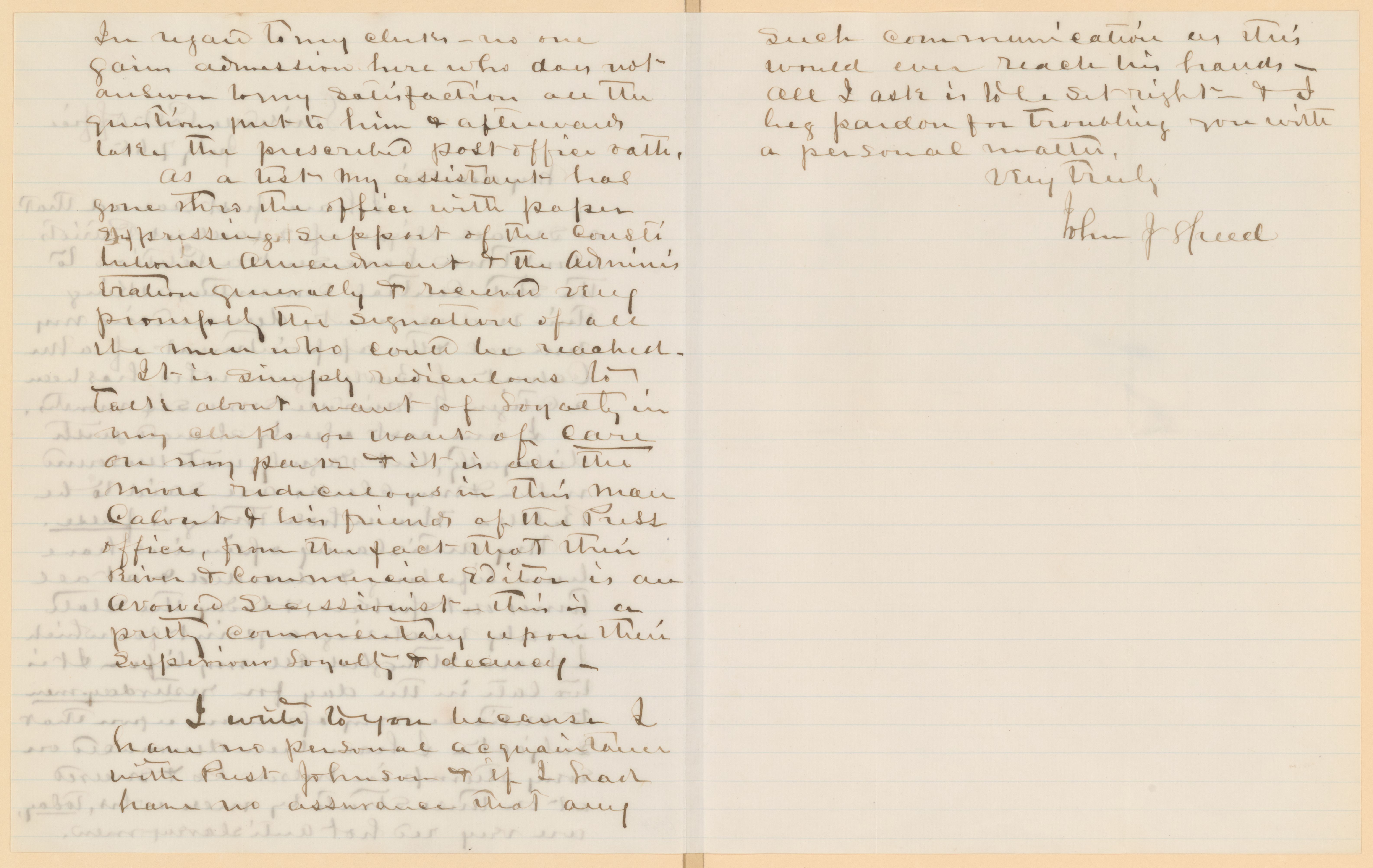 Scanned image of the current content page