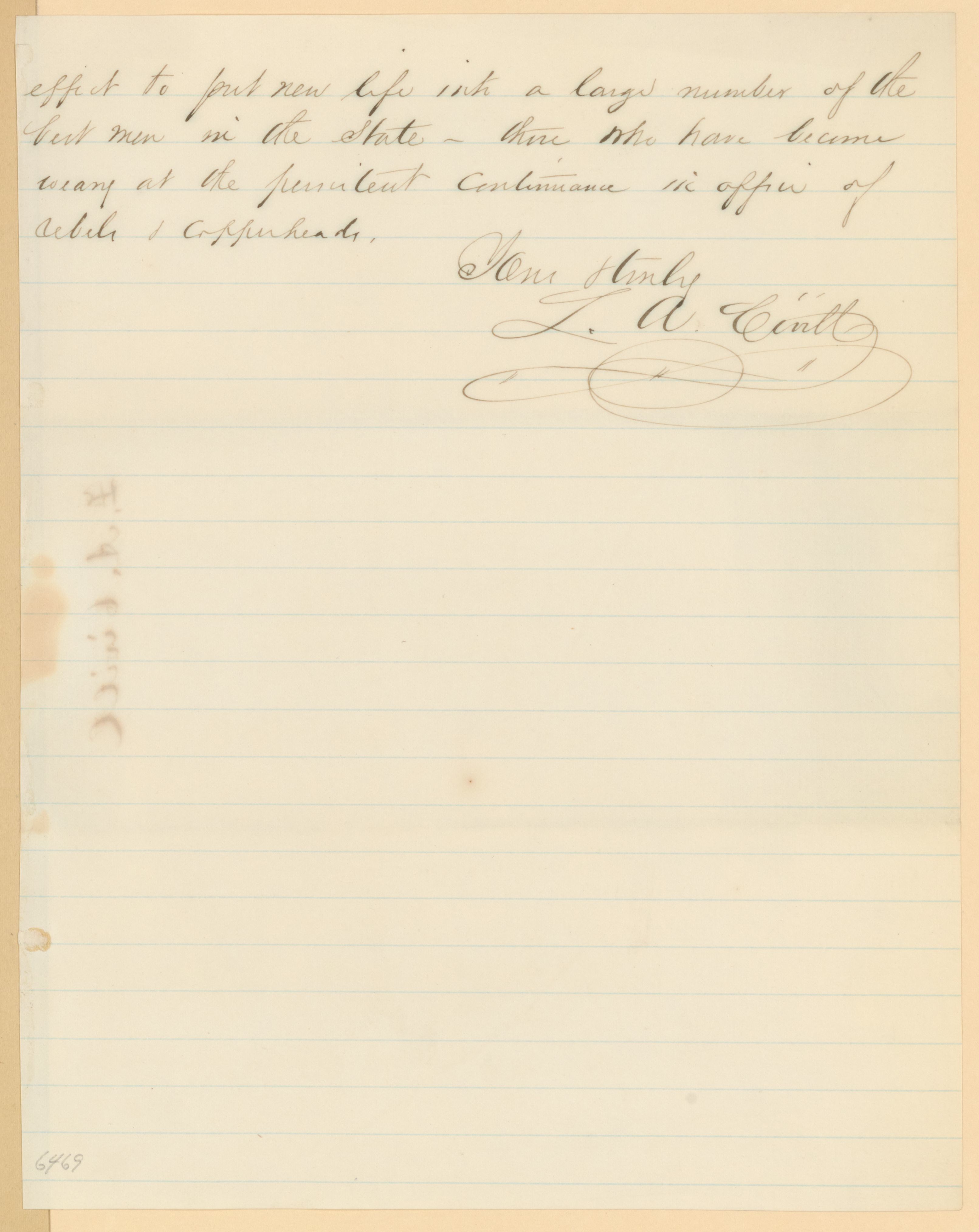 Scanned image of the current content page