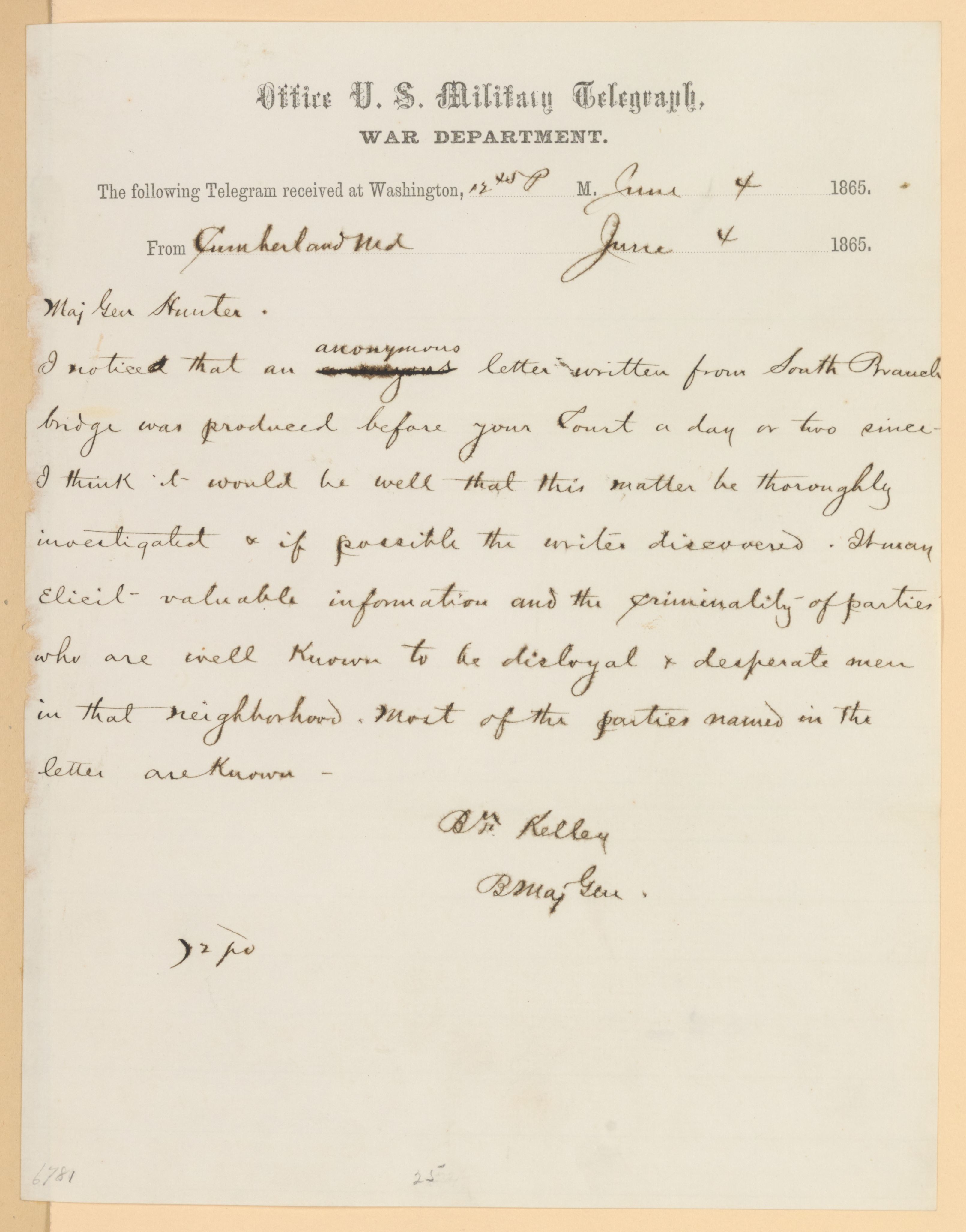 Scanned image of the current content page