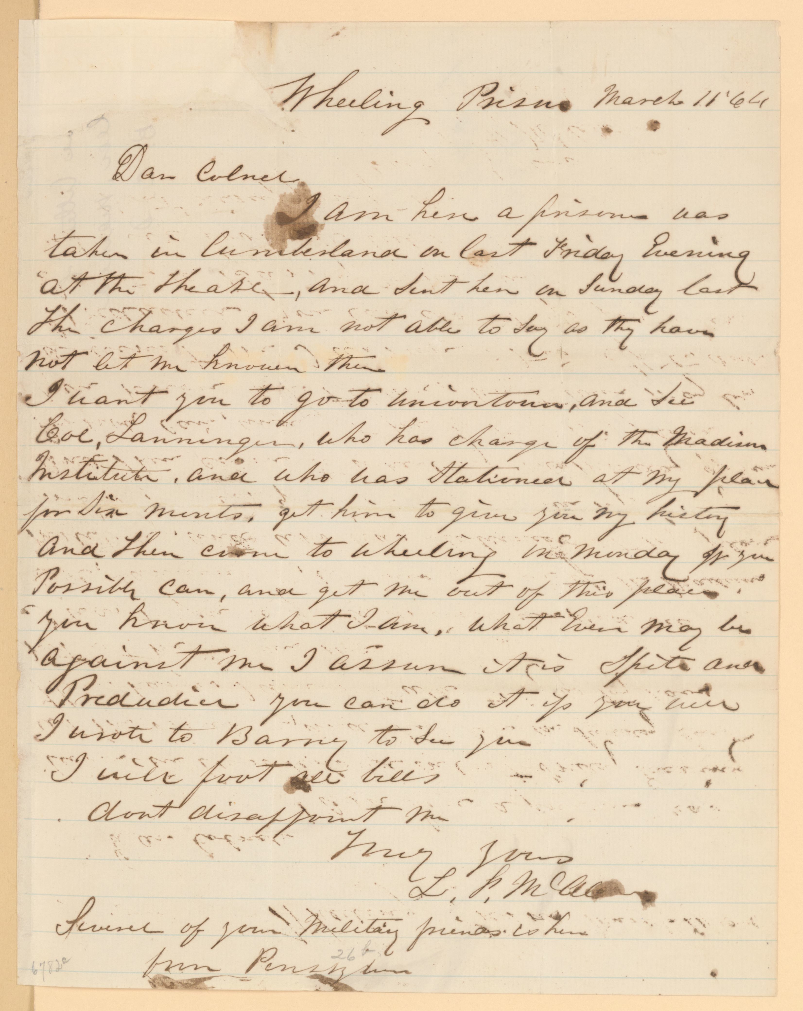 Scanned image of the current content page