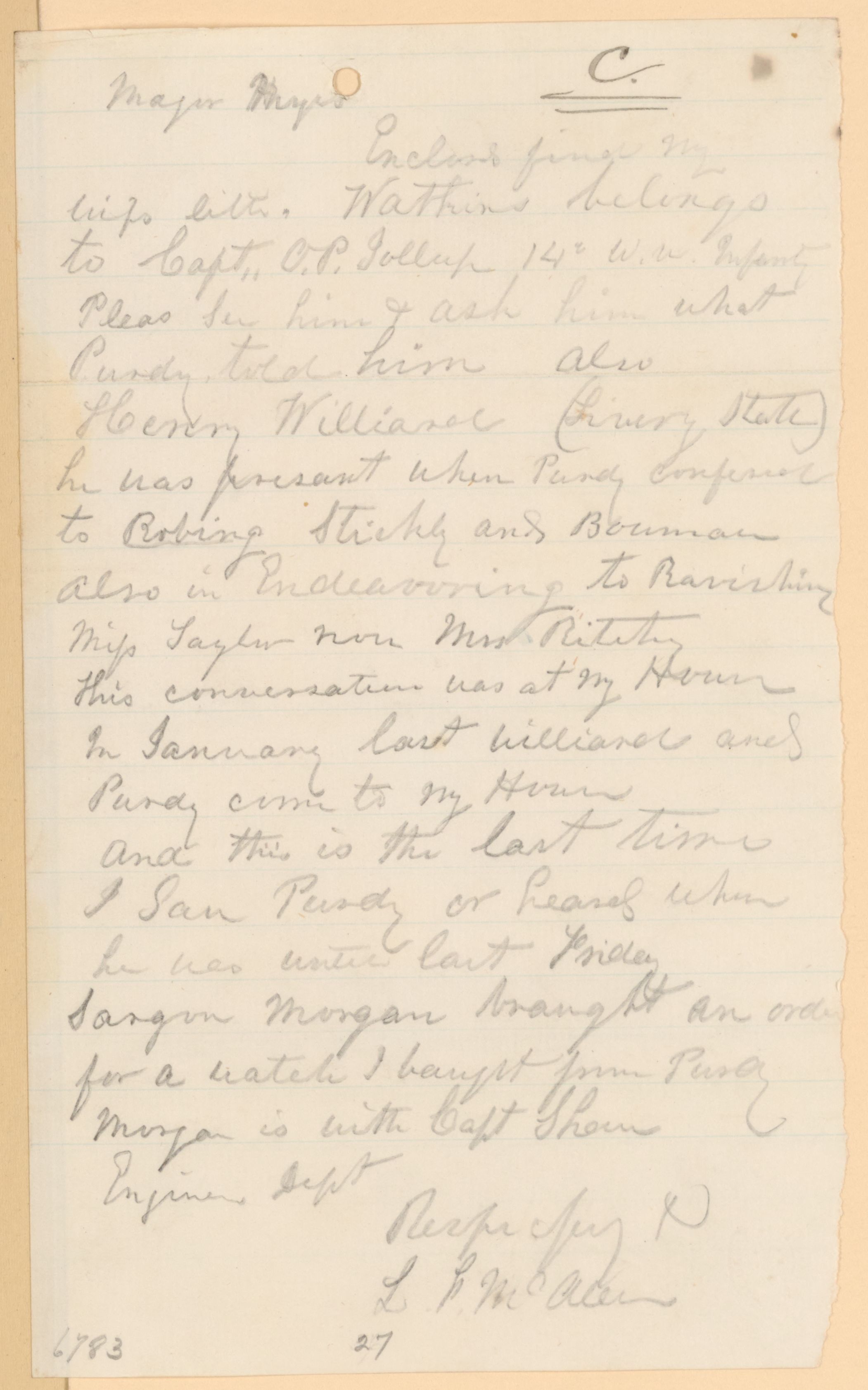 Scanned image of the current content page