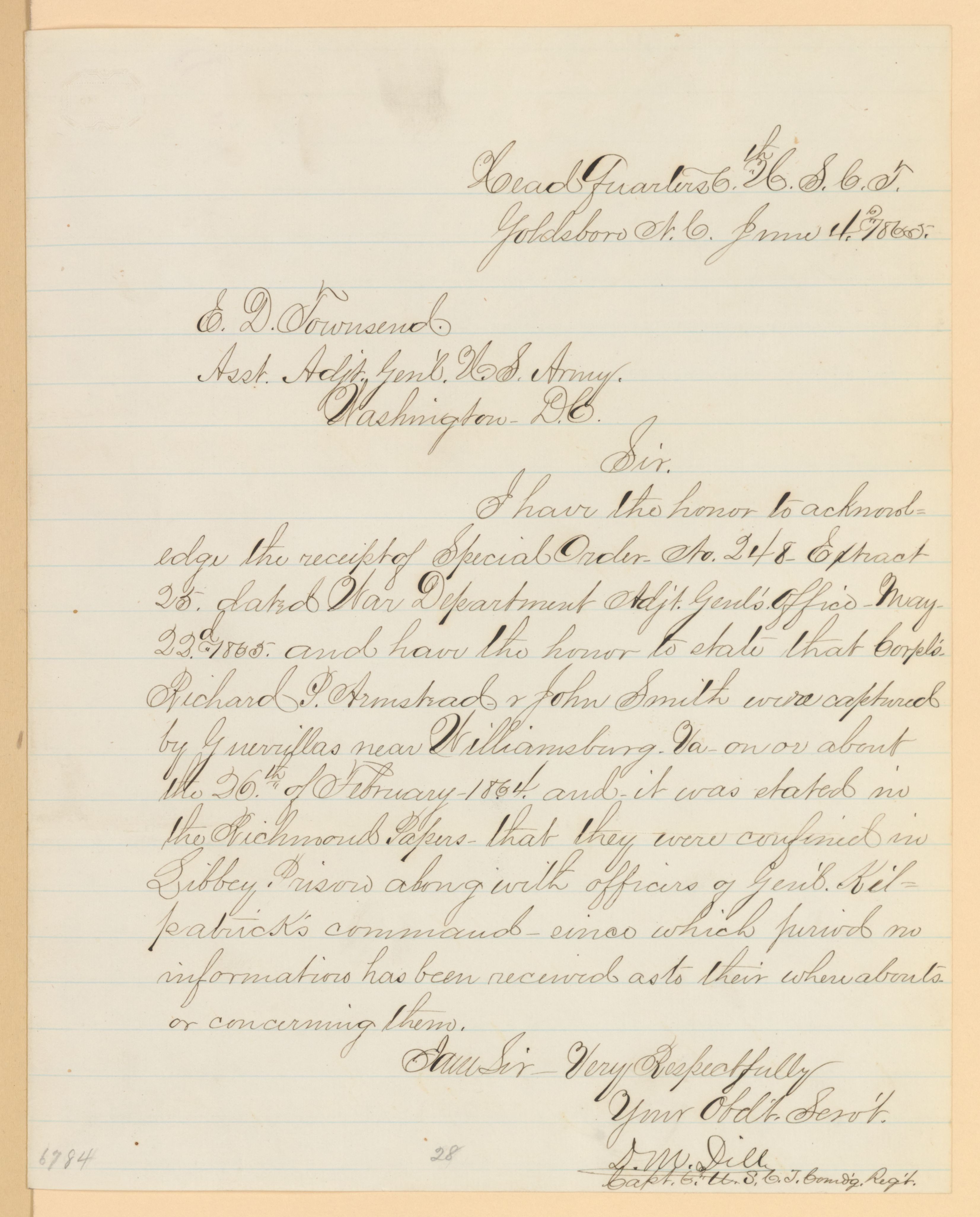 Scanned image of the current content page