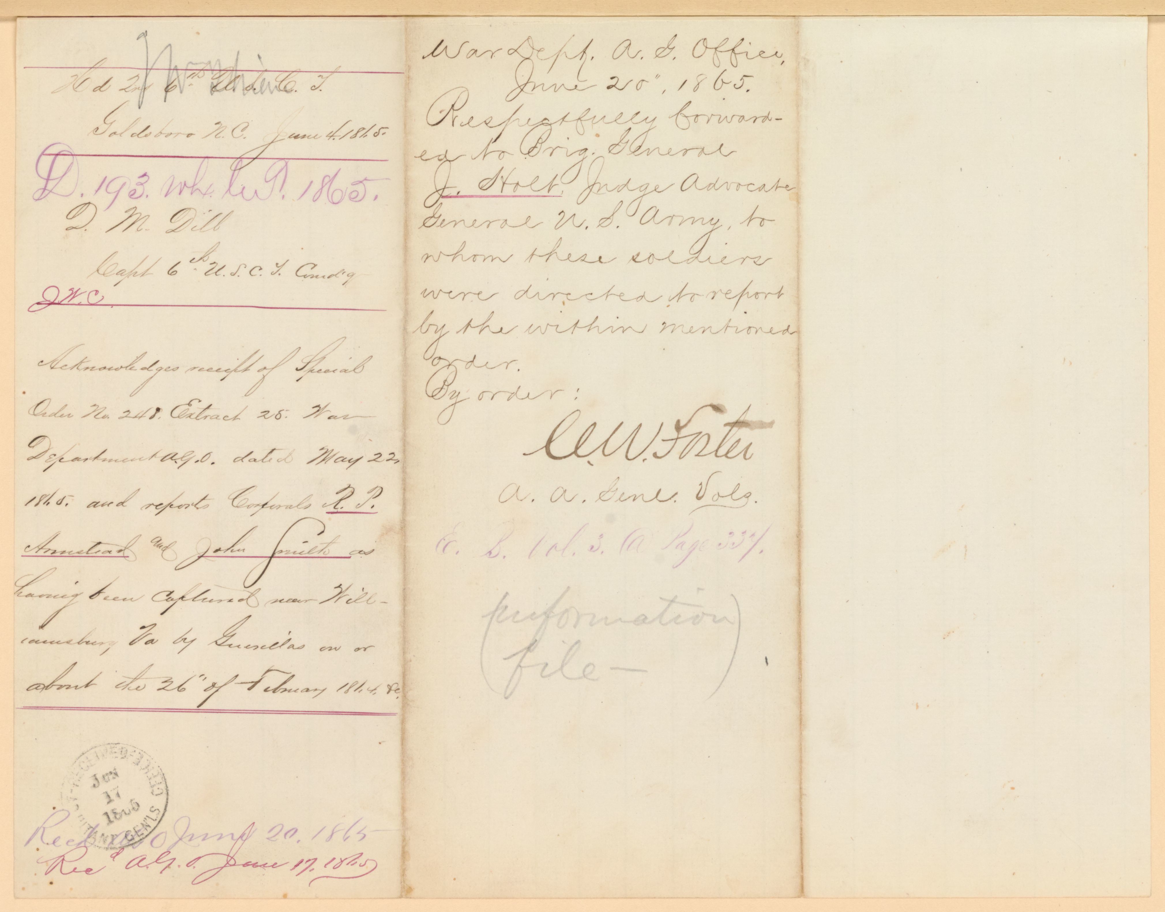 Scanned image of the current content page