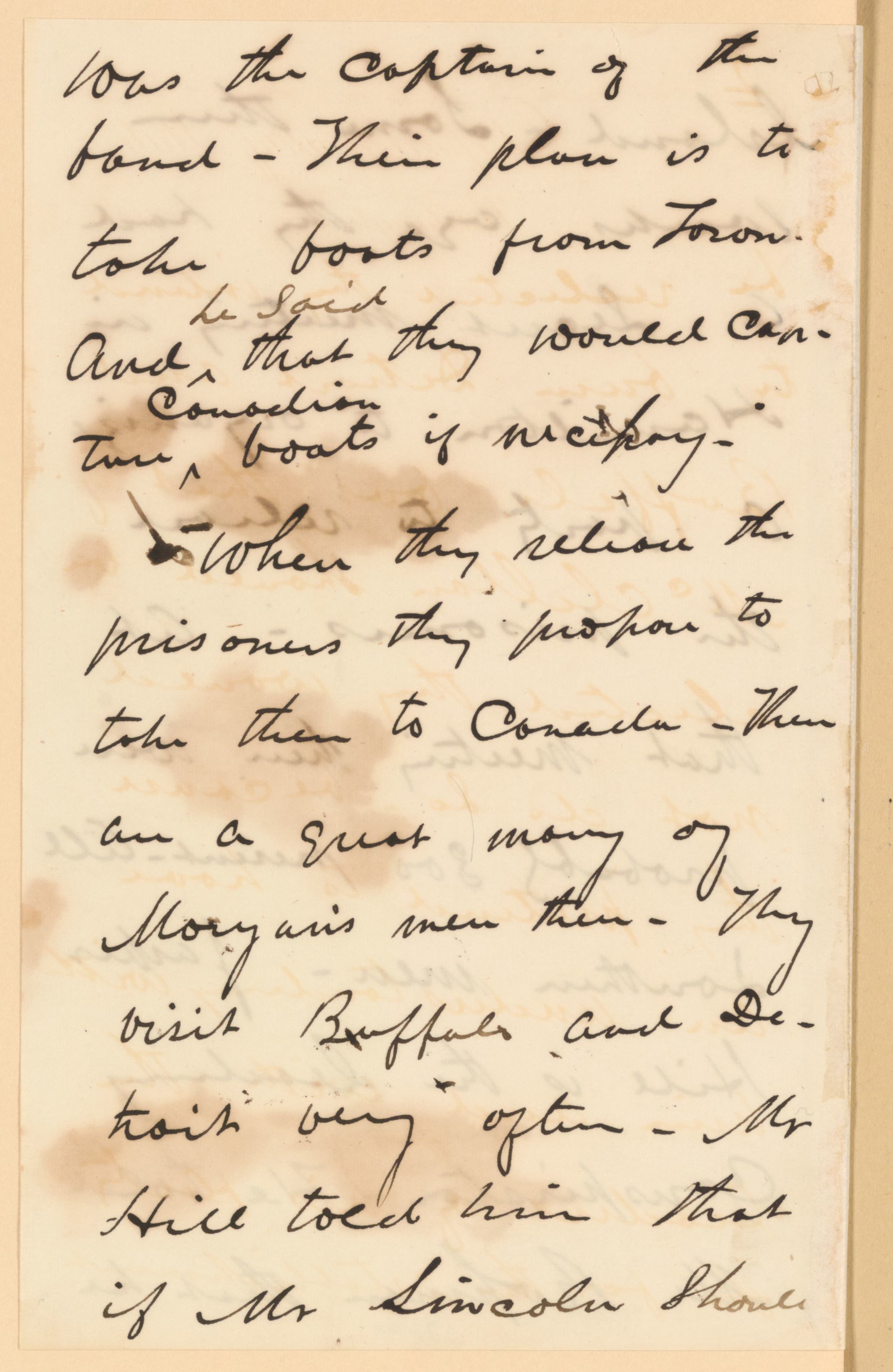 Scanned image of the current content page