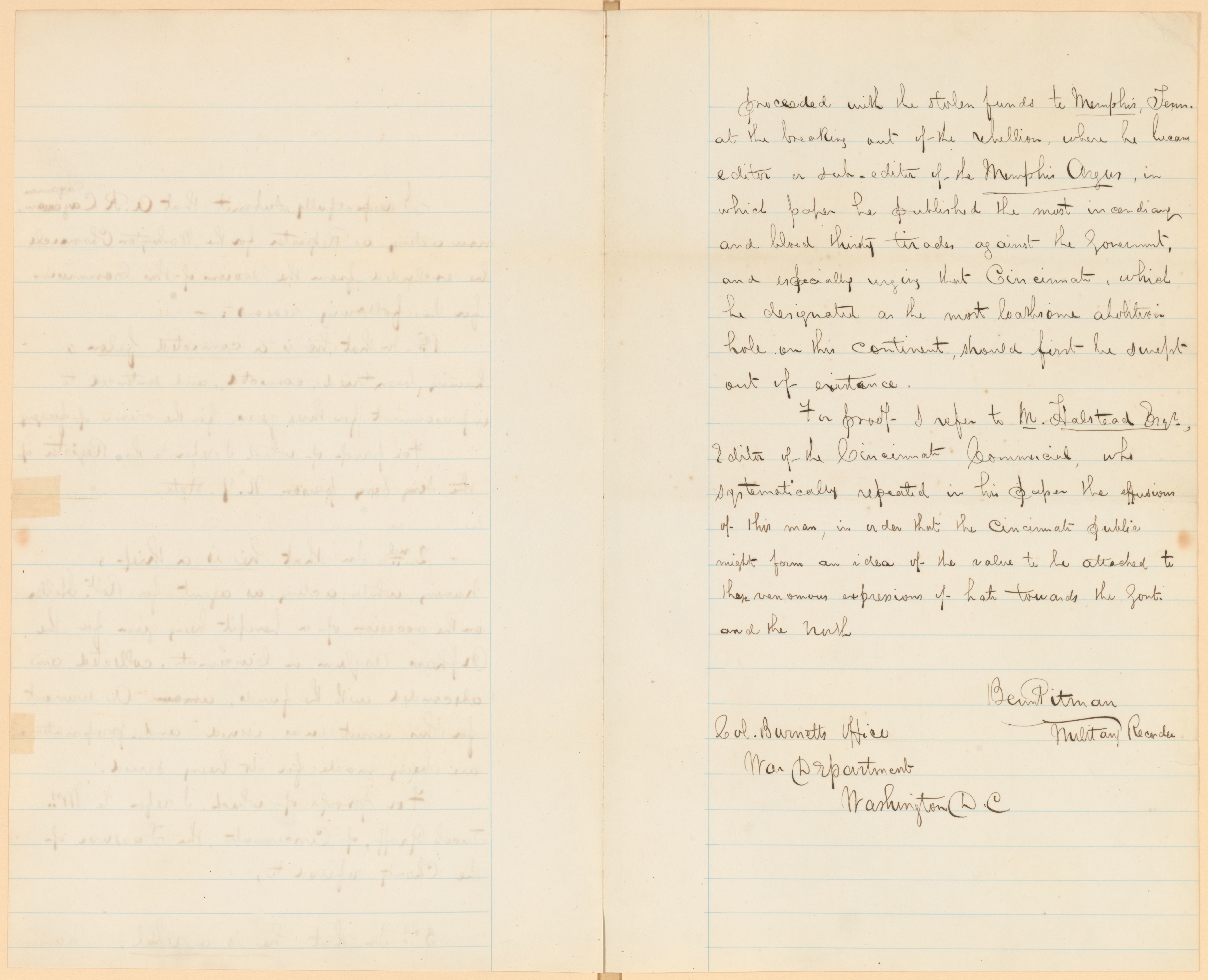 Scanned image of the current content page