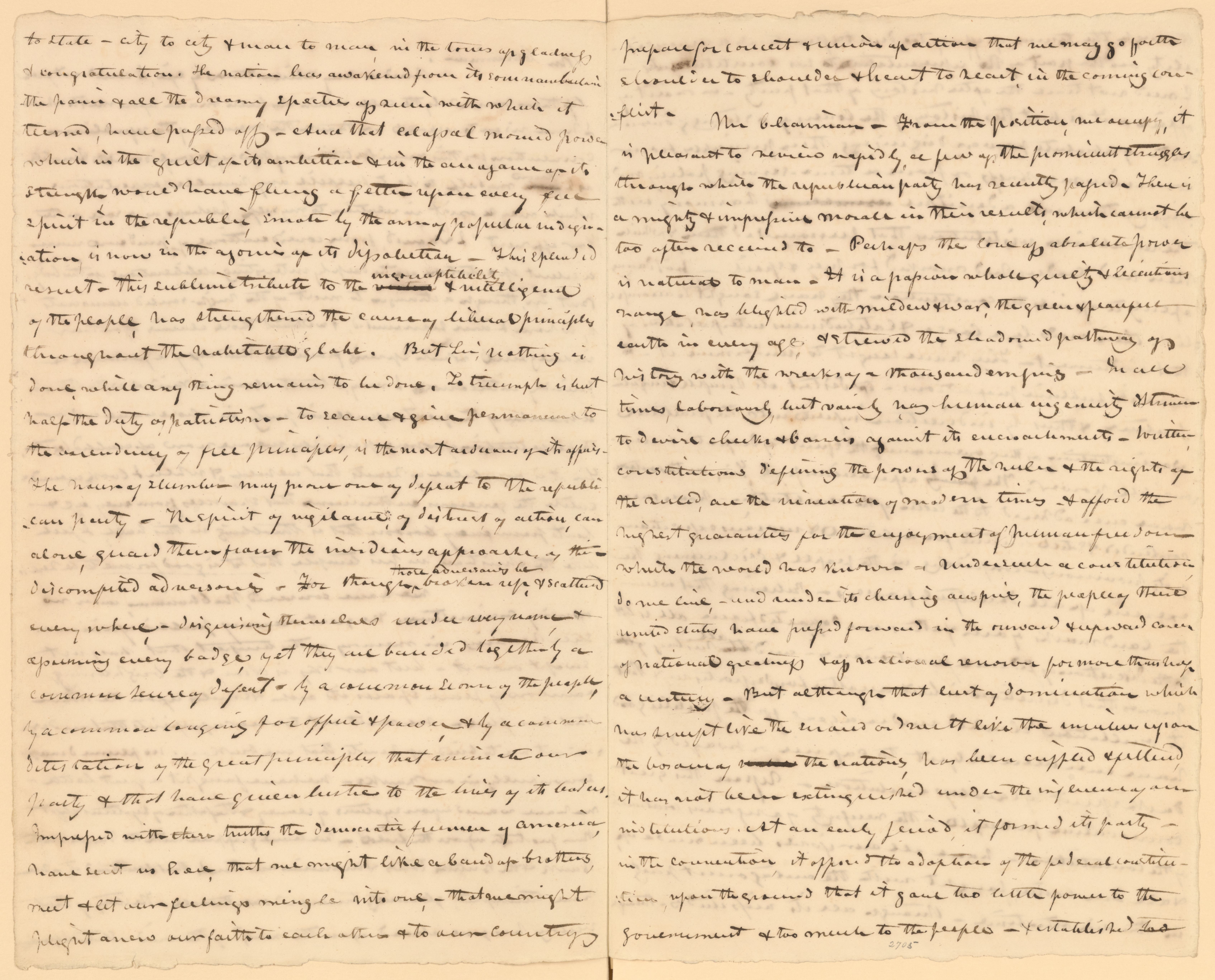 Scanned image of the current content page