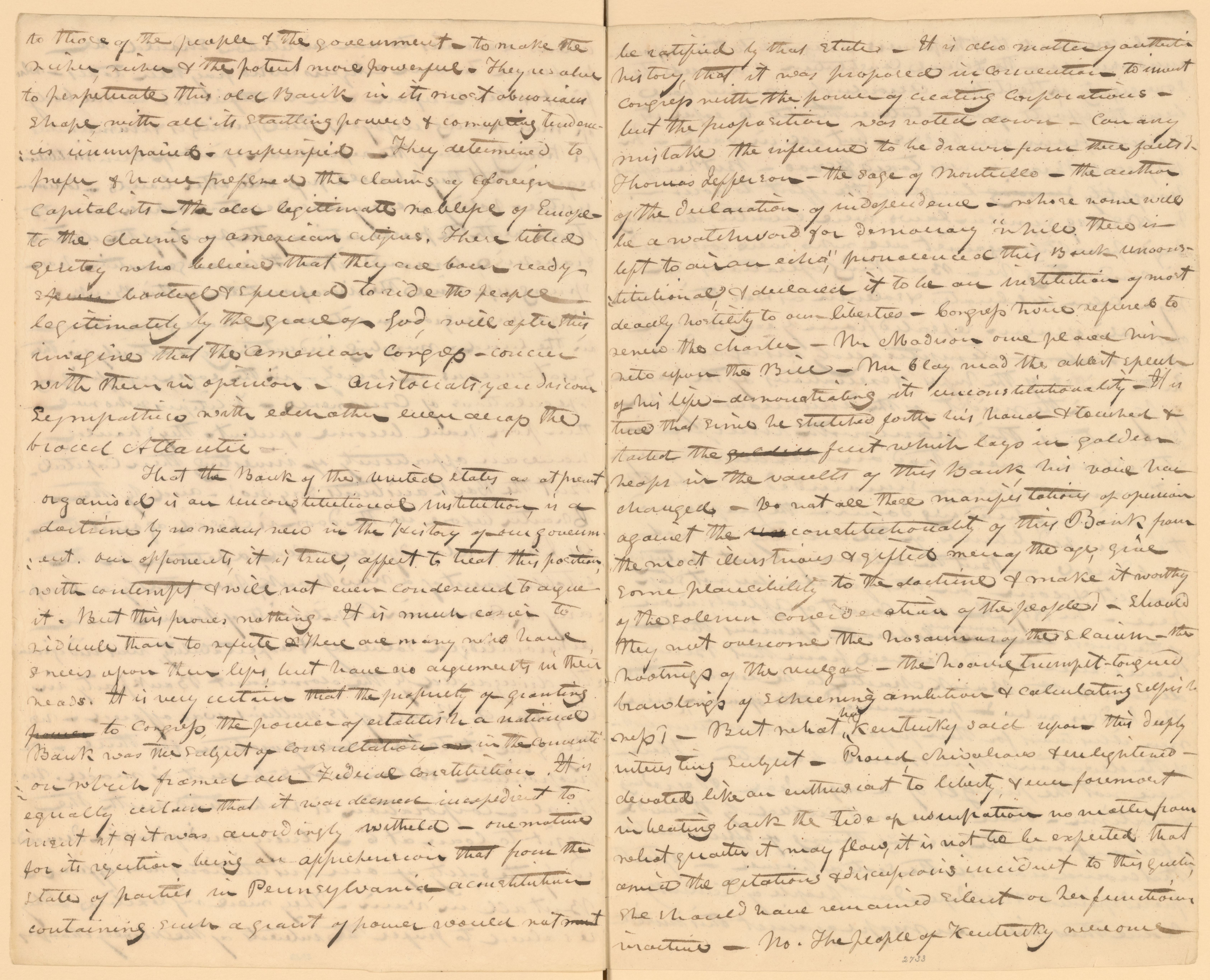 Scanned image of the current content page