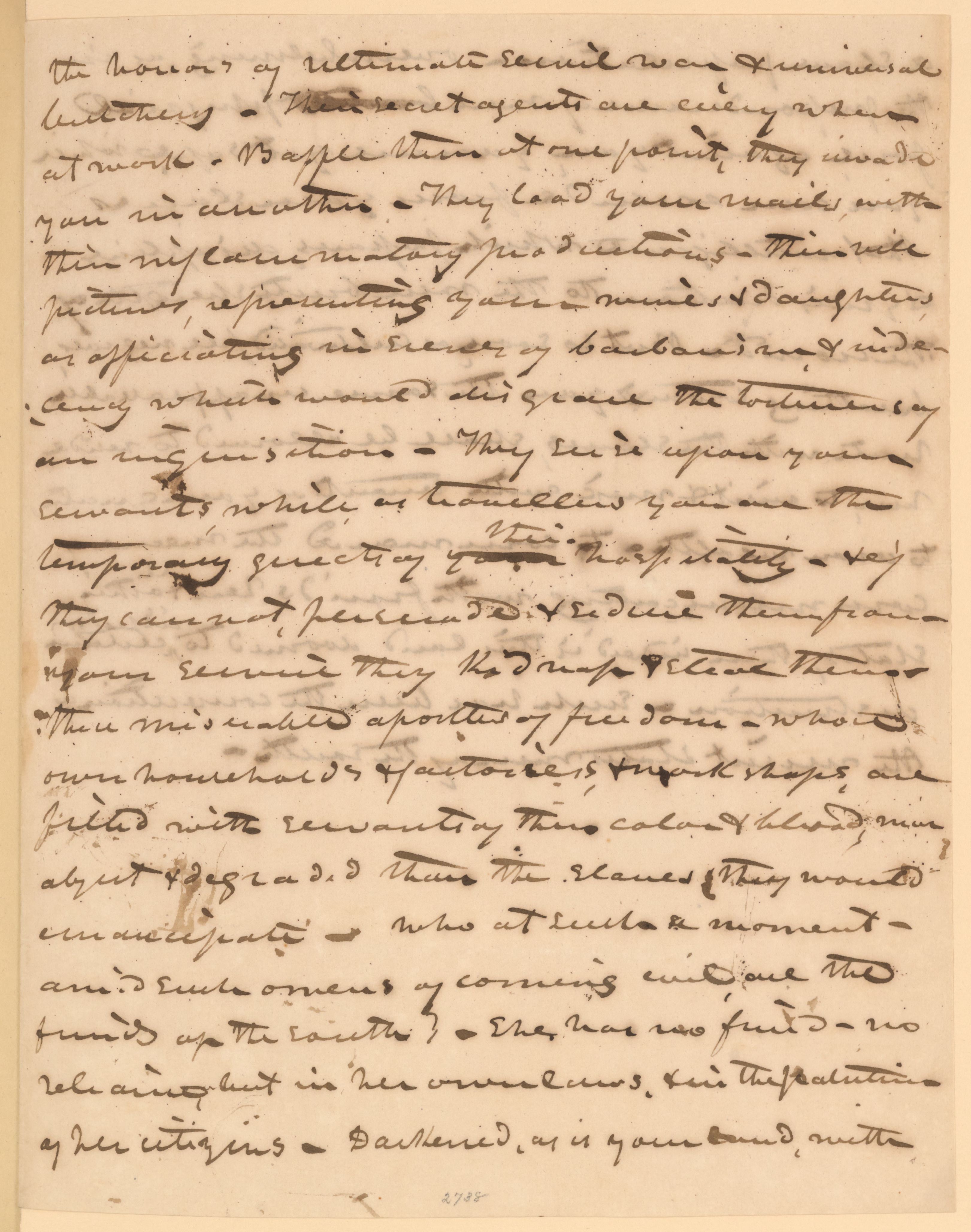 Scanned image of the current content page