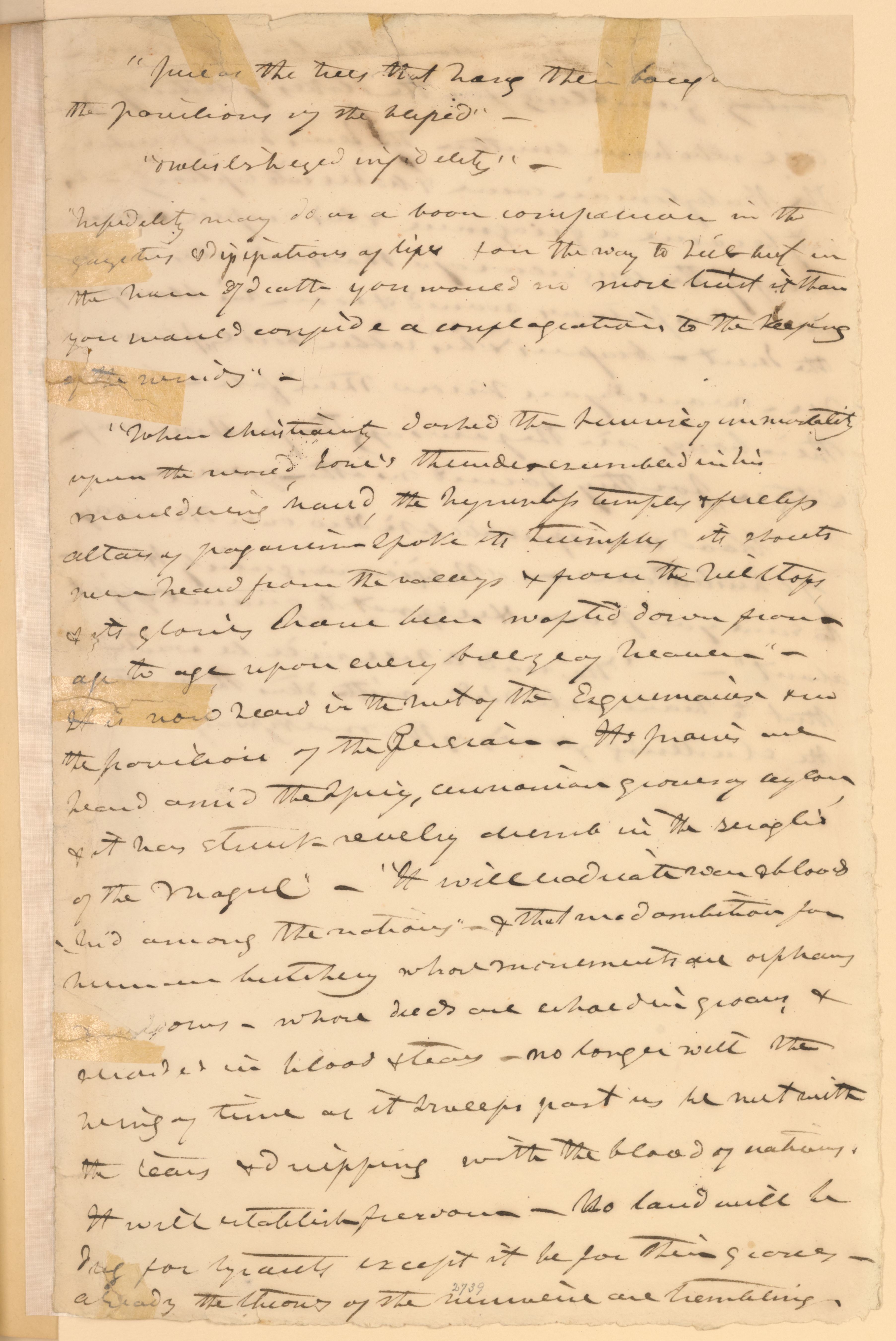 Scanned image of the current content page