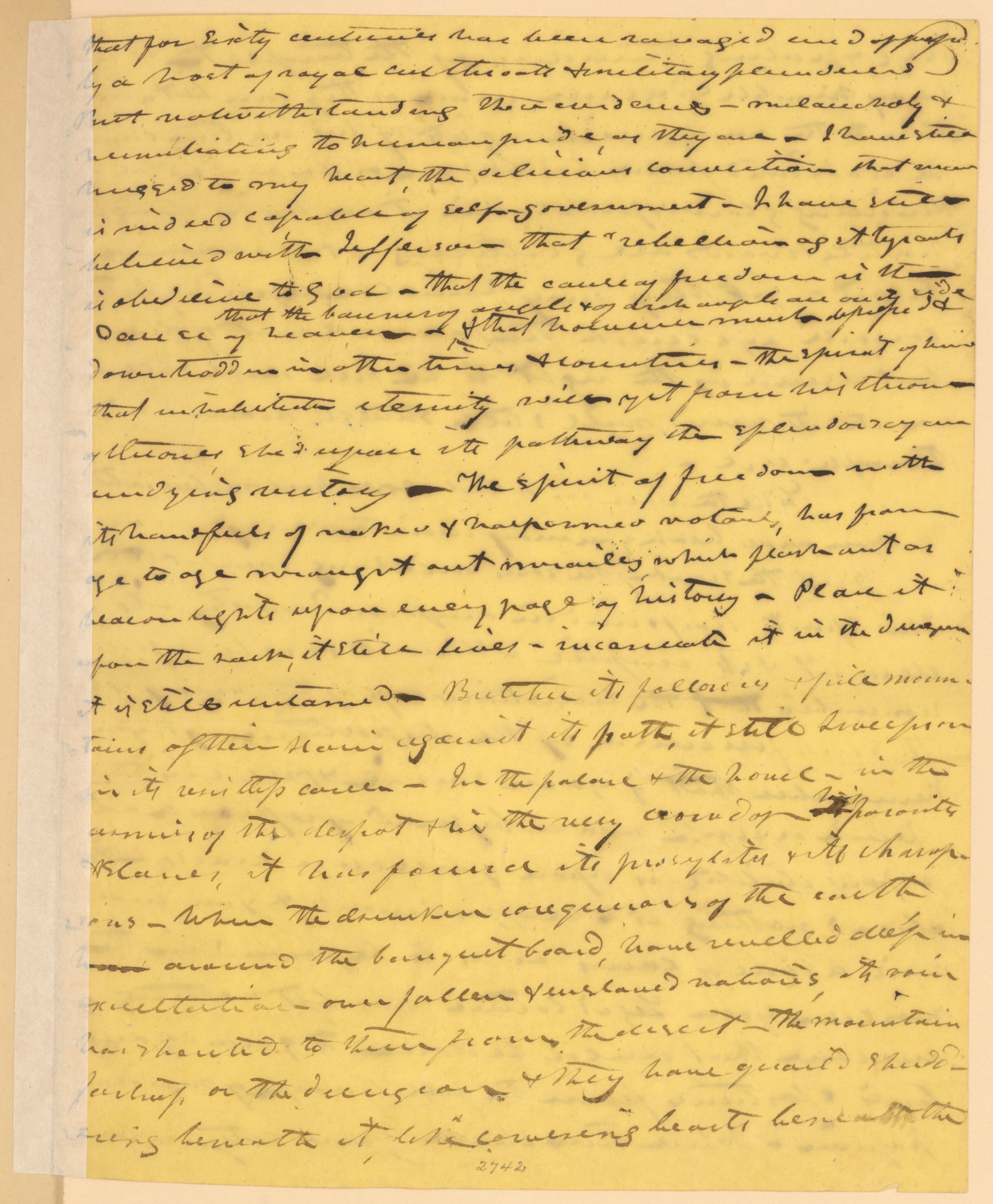 Scanned image of the current content page