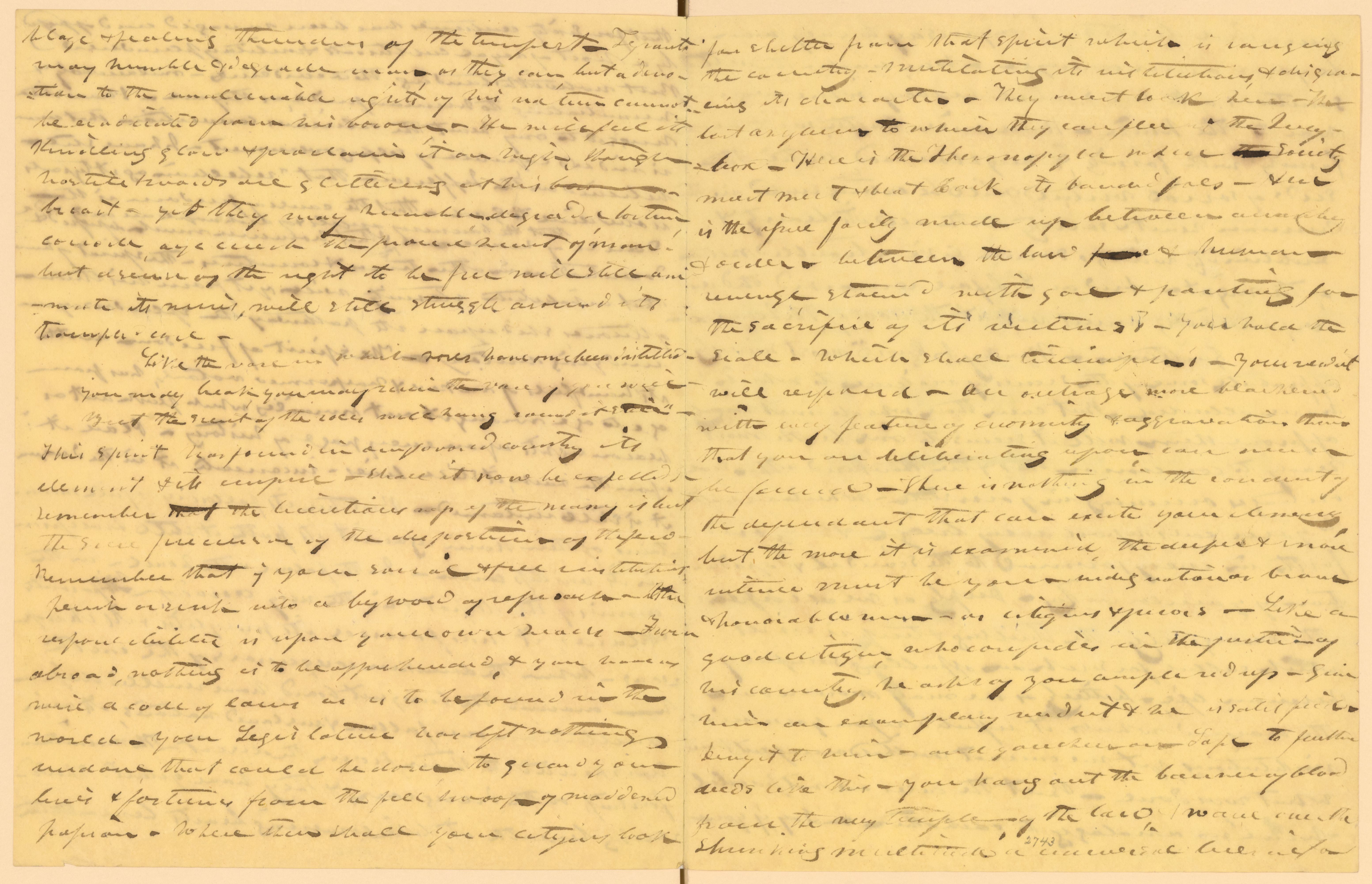 Scanned image of the current content page