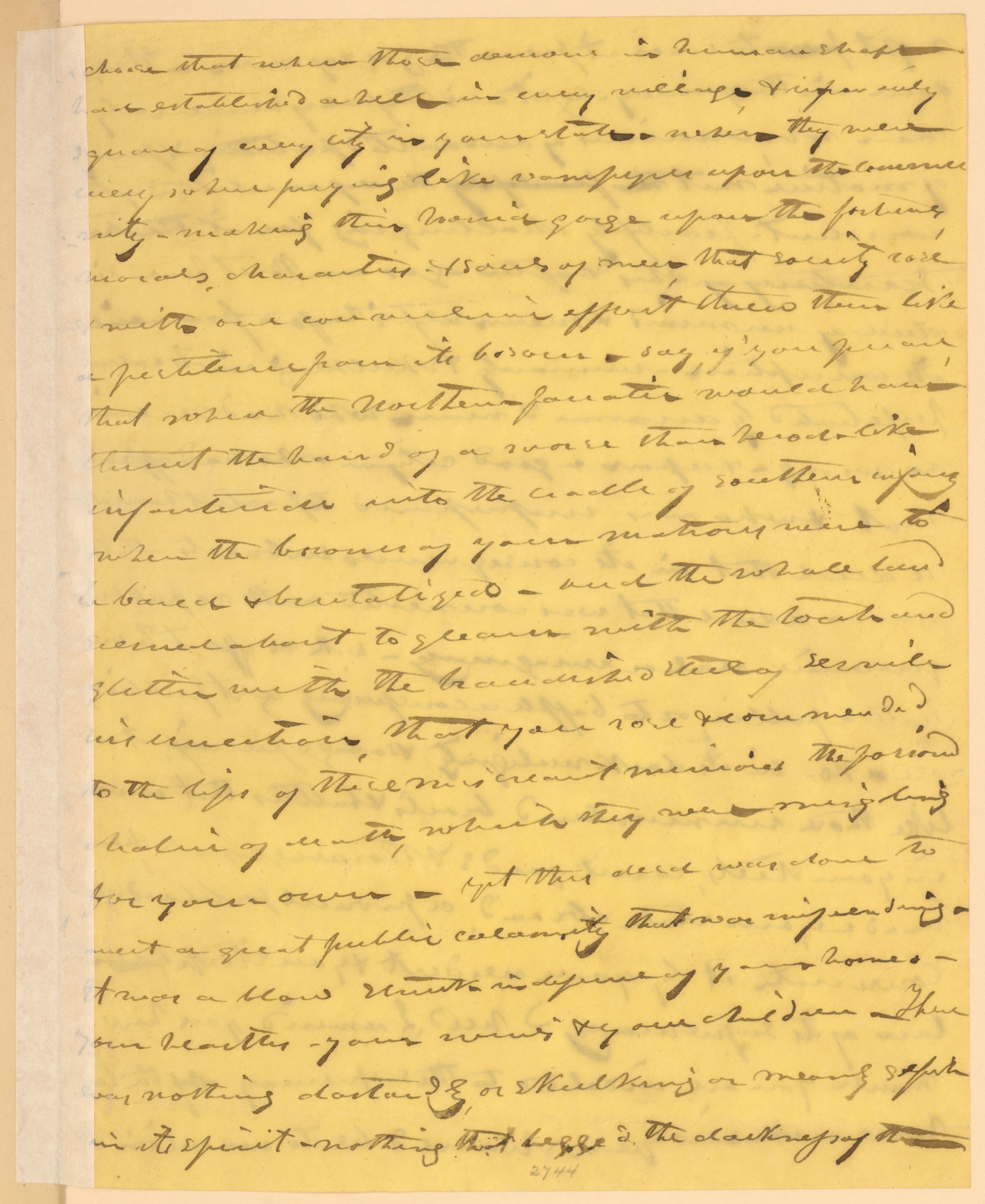 Scanned image of the current content page