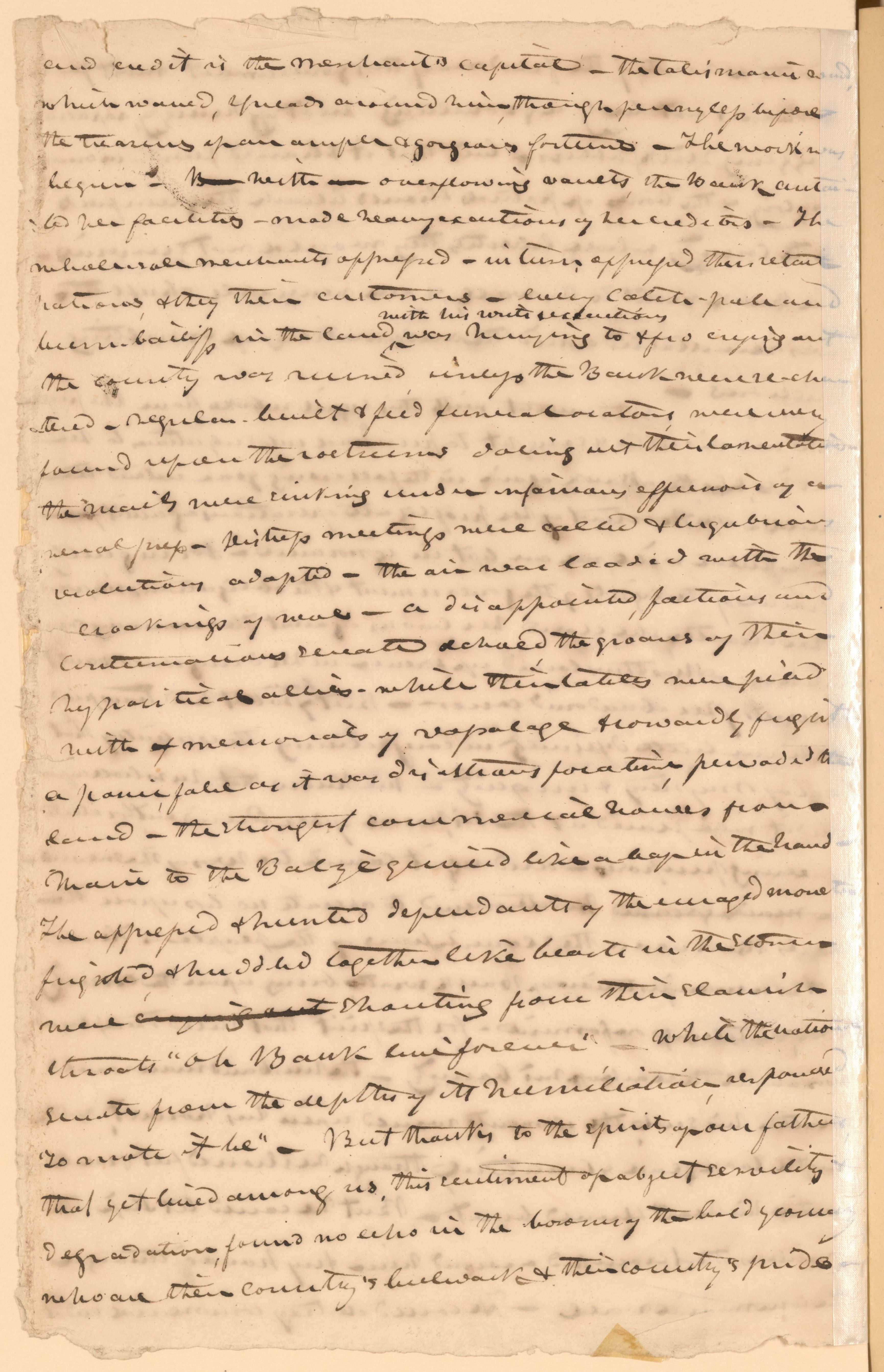 Scanned image of the current content page