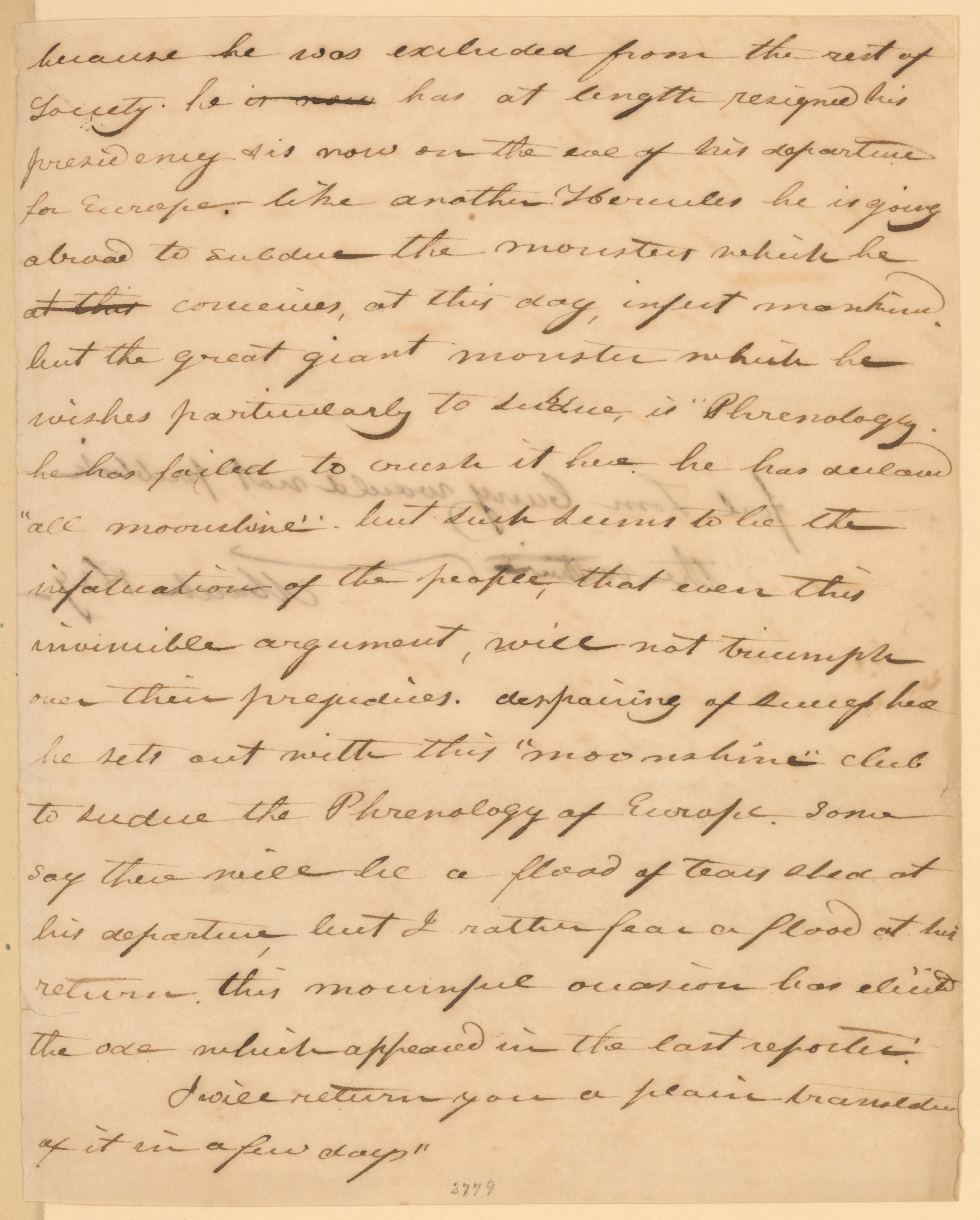 Scanned image of the current content page