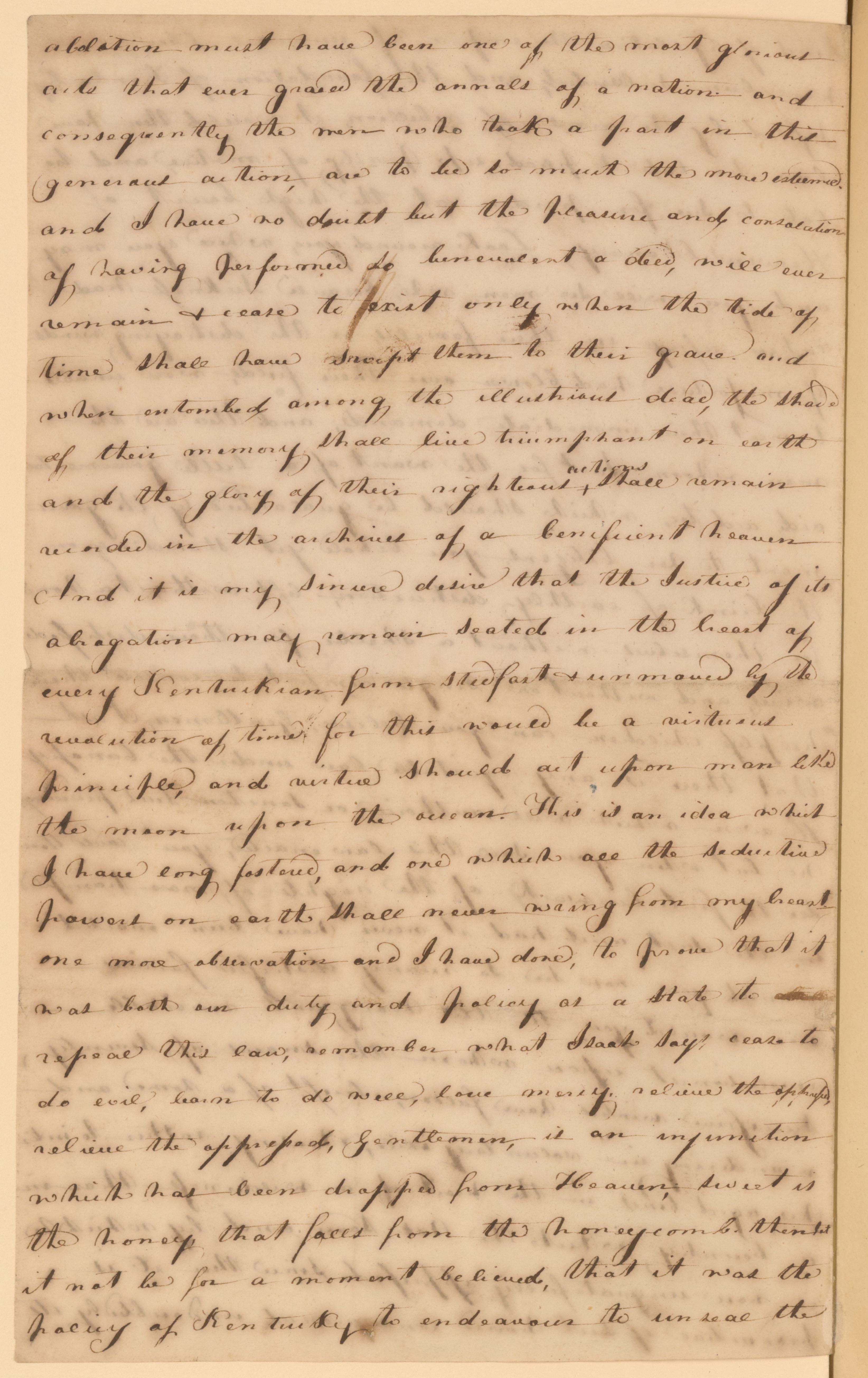 Scanned image of the current content page