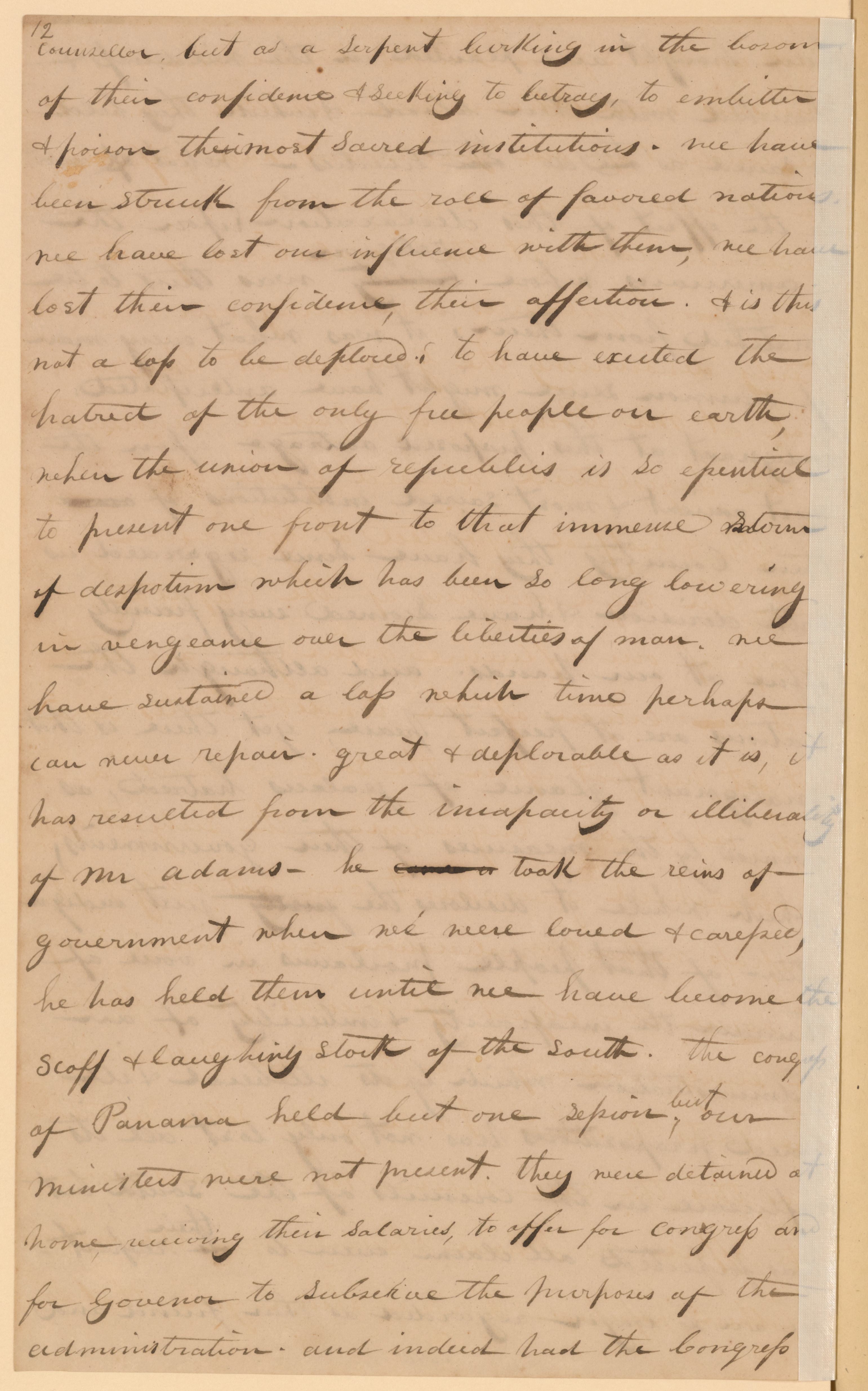 Scanned image of the current content page