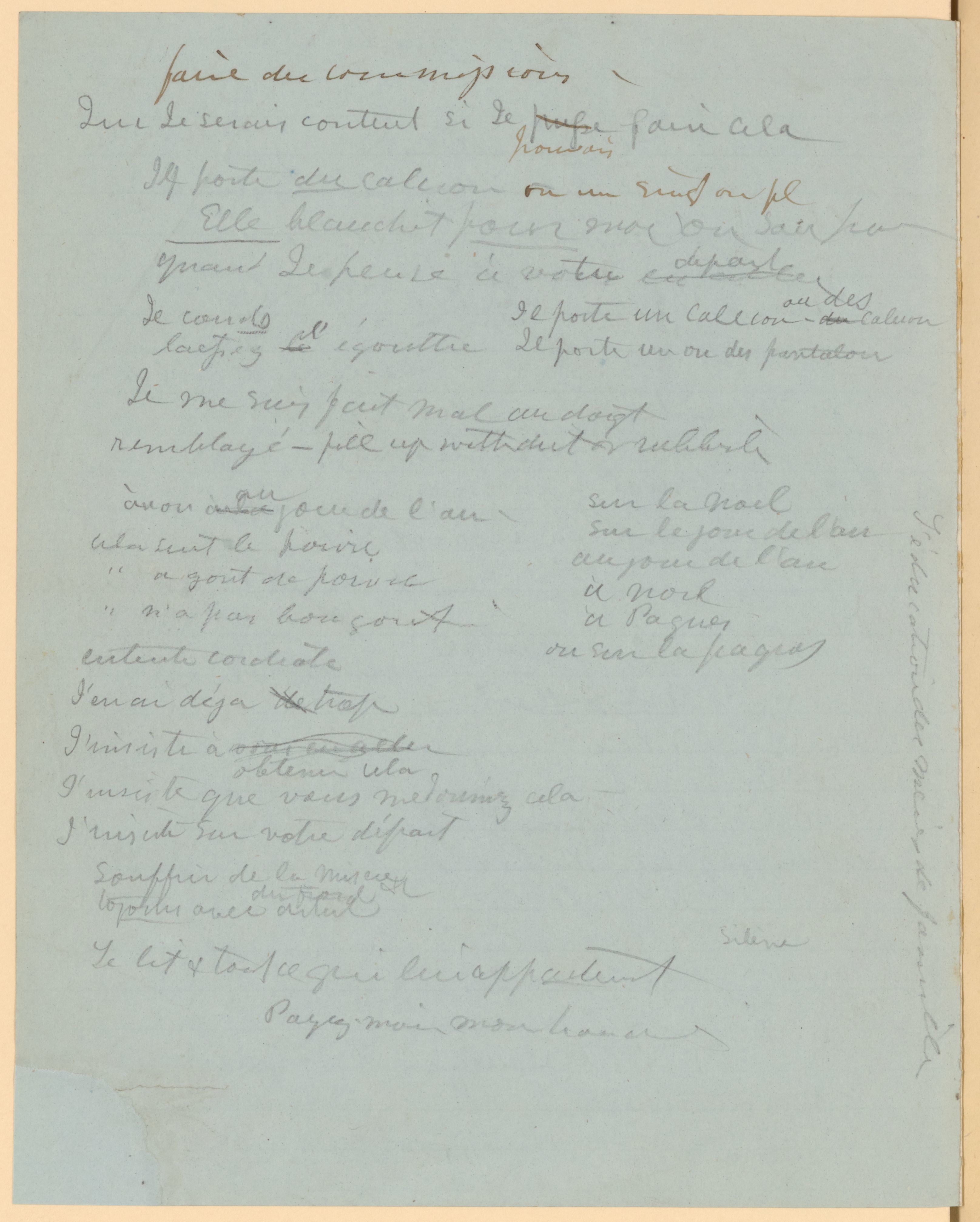 Scanned image of the current content page