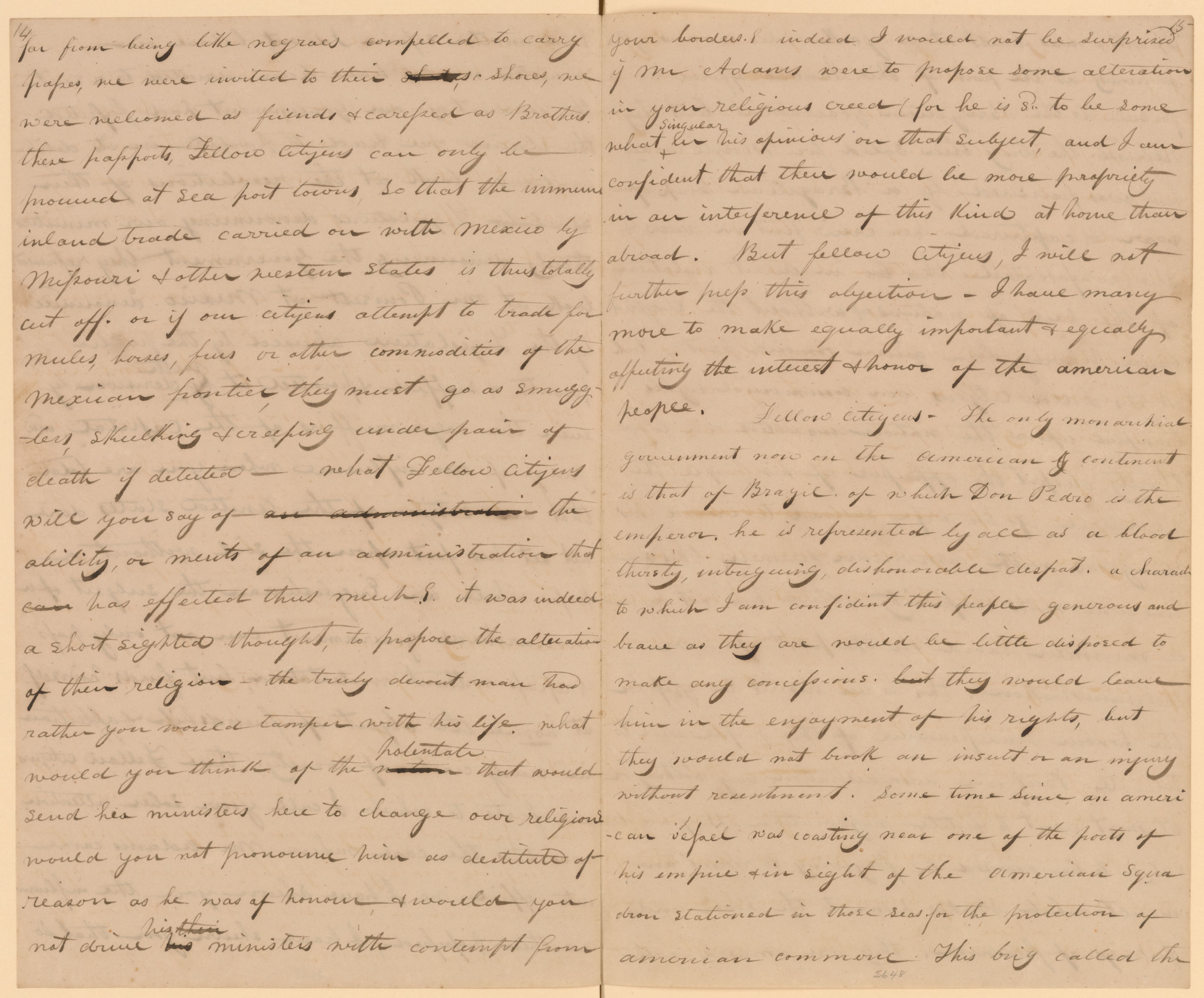 Scanned image of the current content page