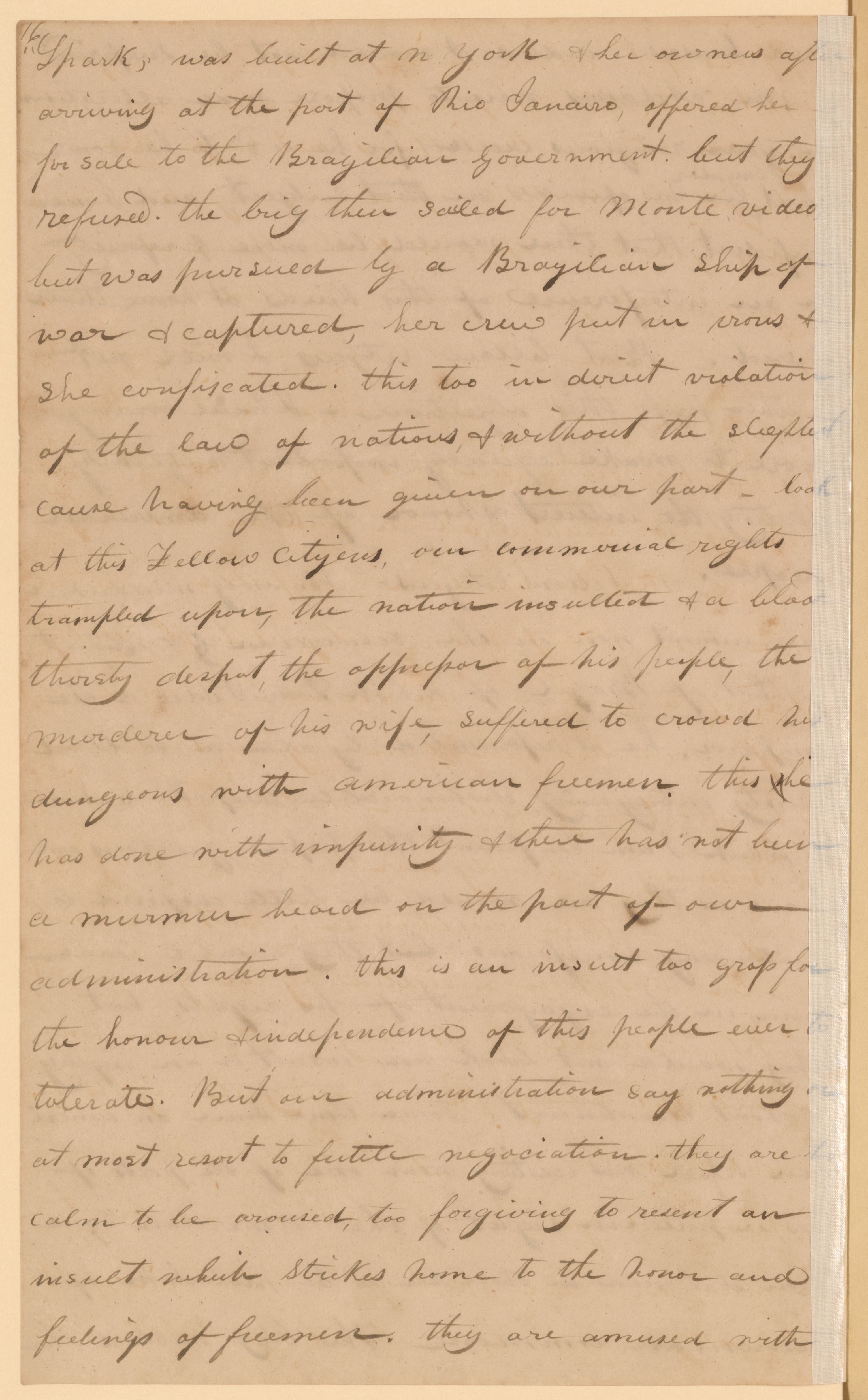 Scanned image of the current content page