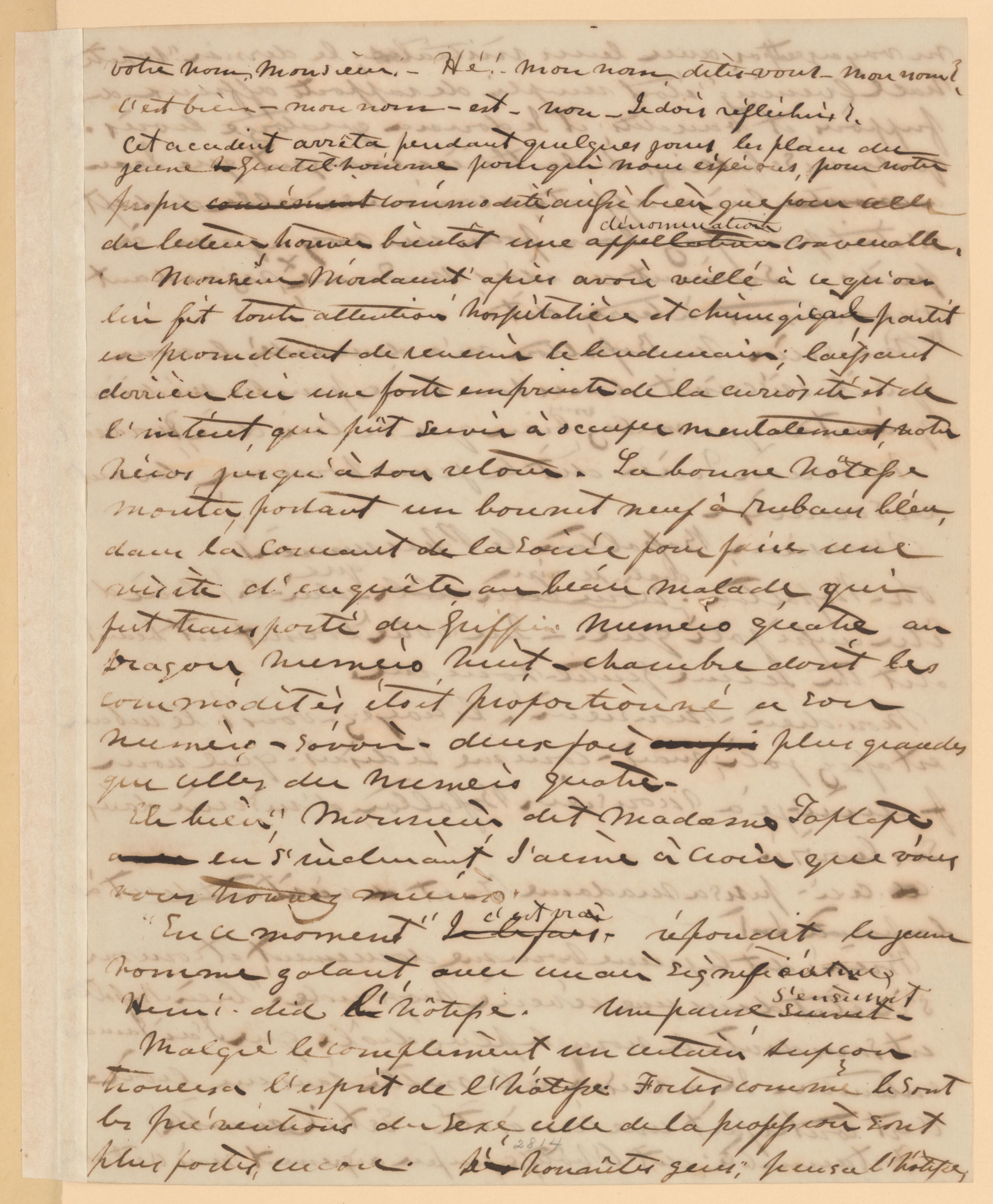 Scanned image of the current content page