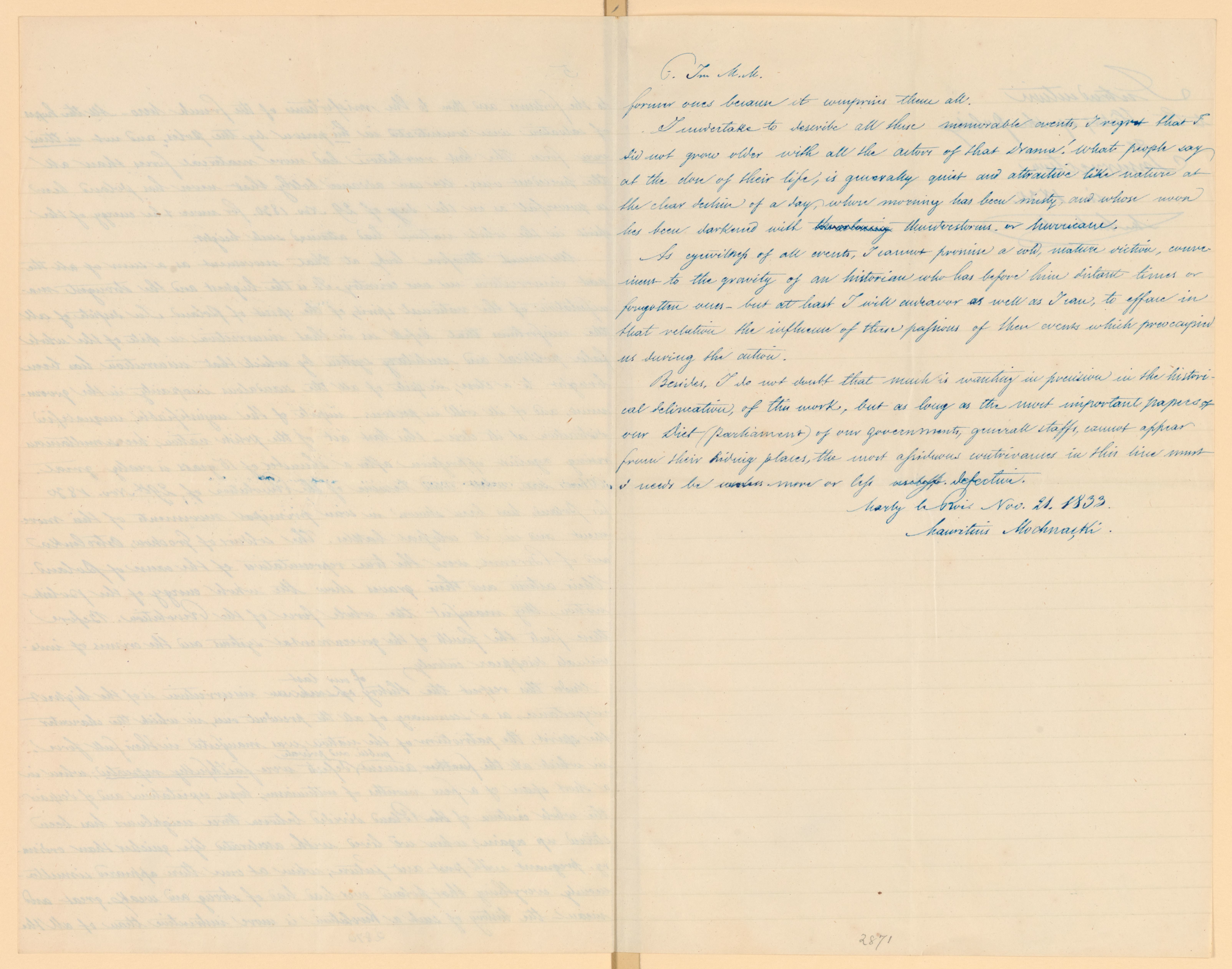 Scanned image of the current content page