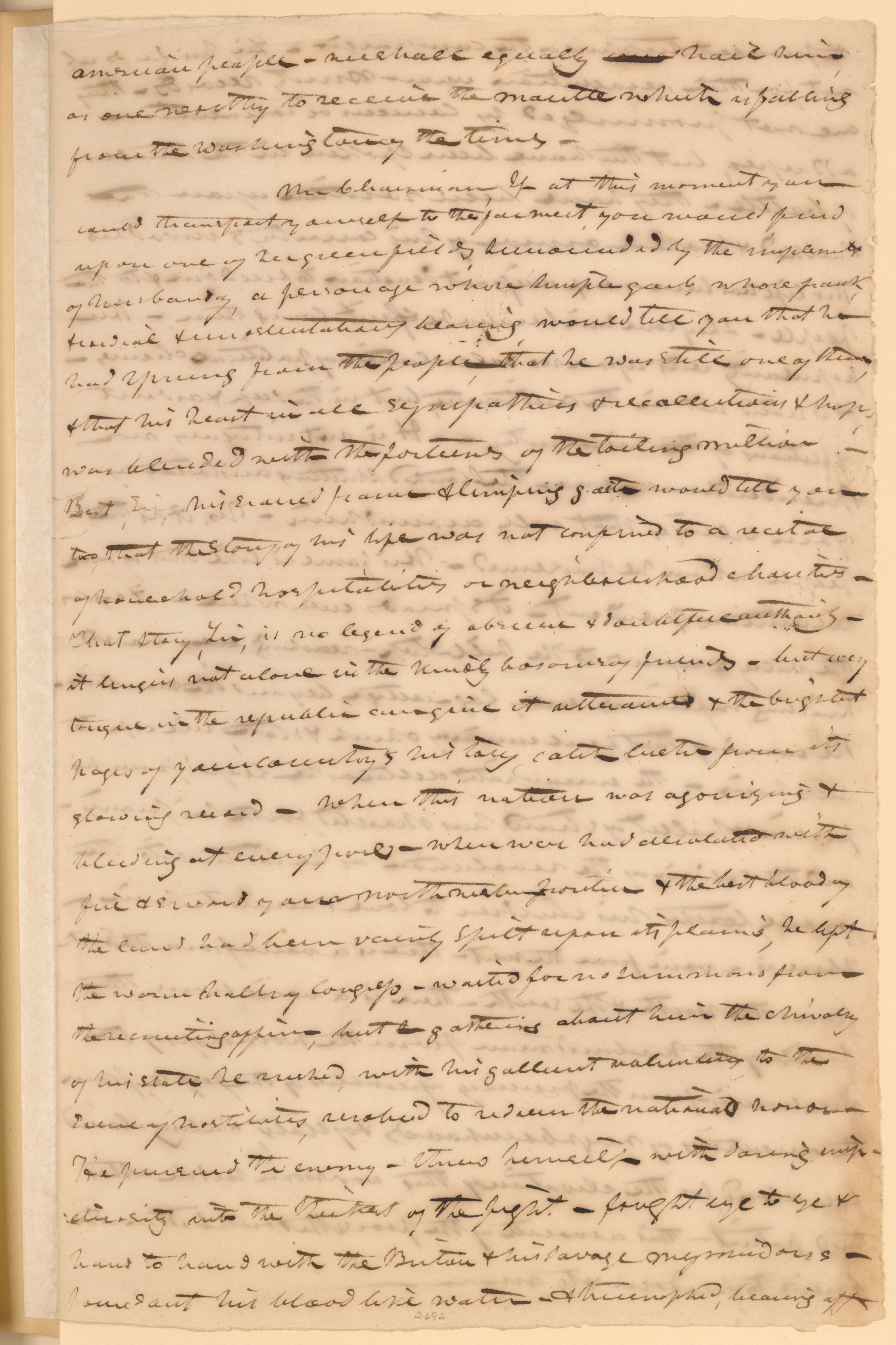 Scanned image of the current content page