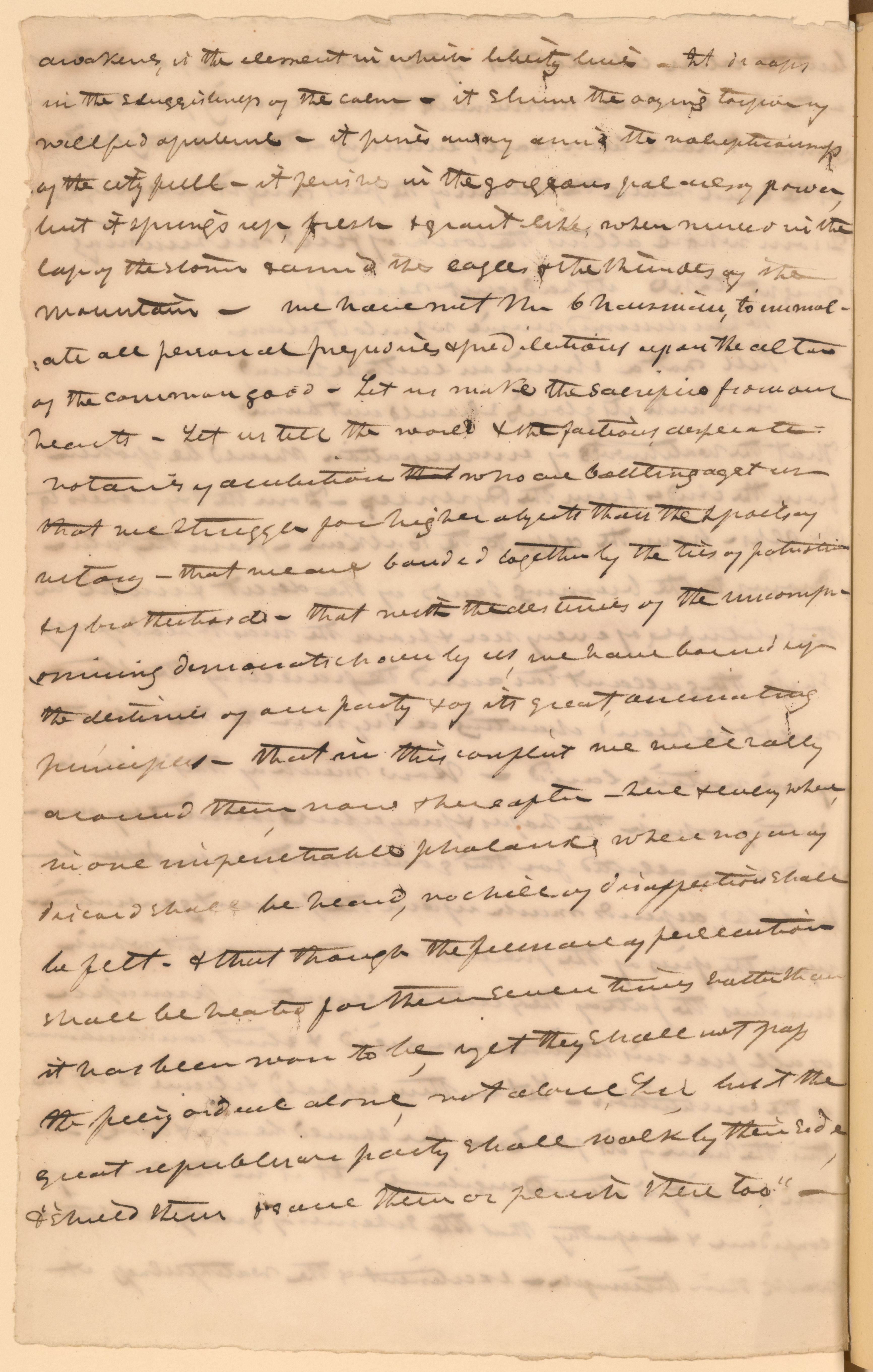 Scanned image of the current content page