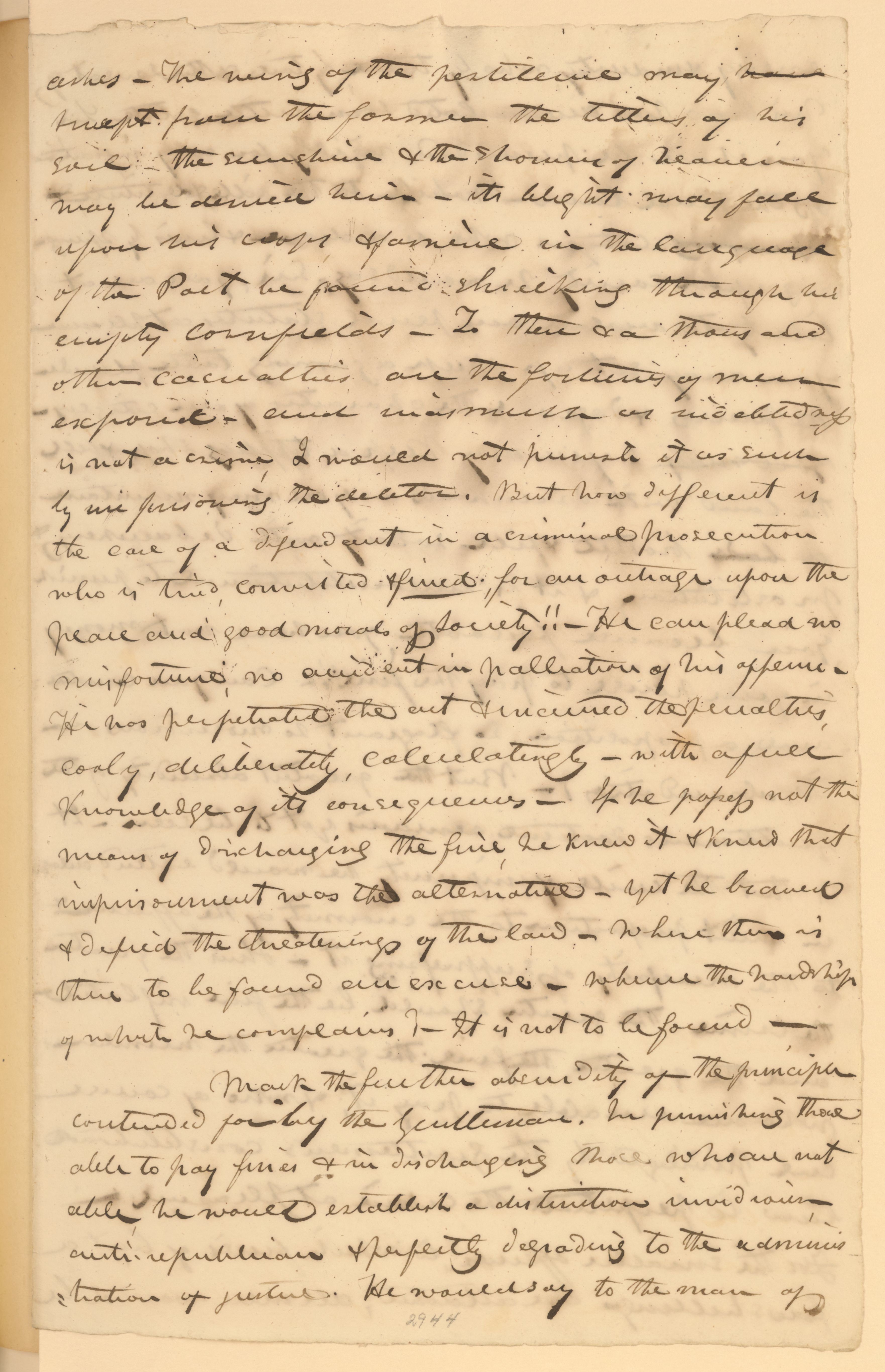 Scanned image of the current content page