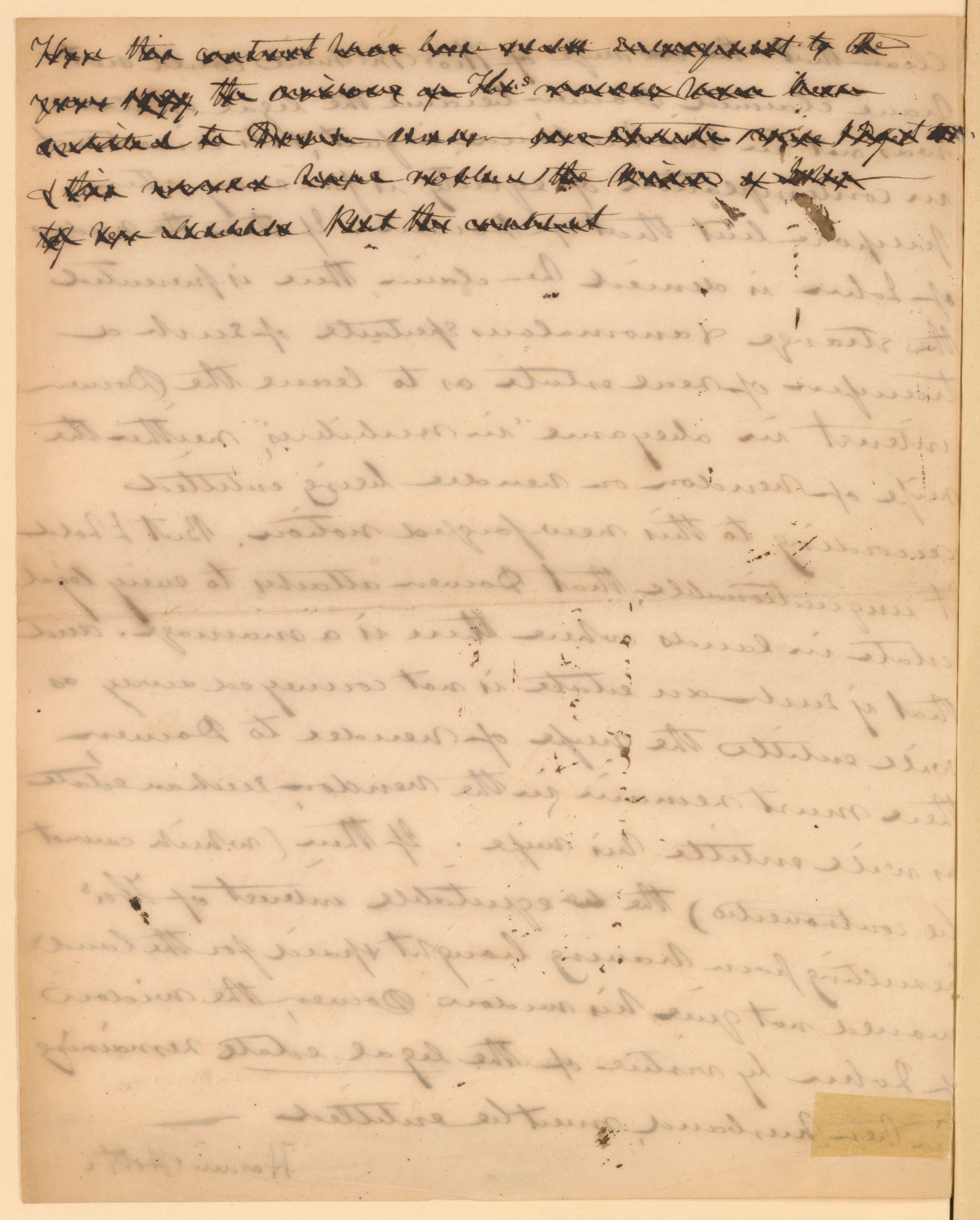 Scanned image of the current content page