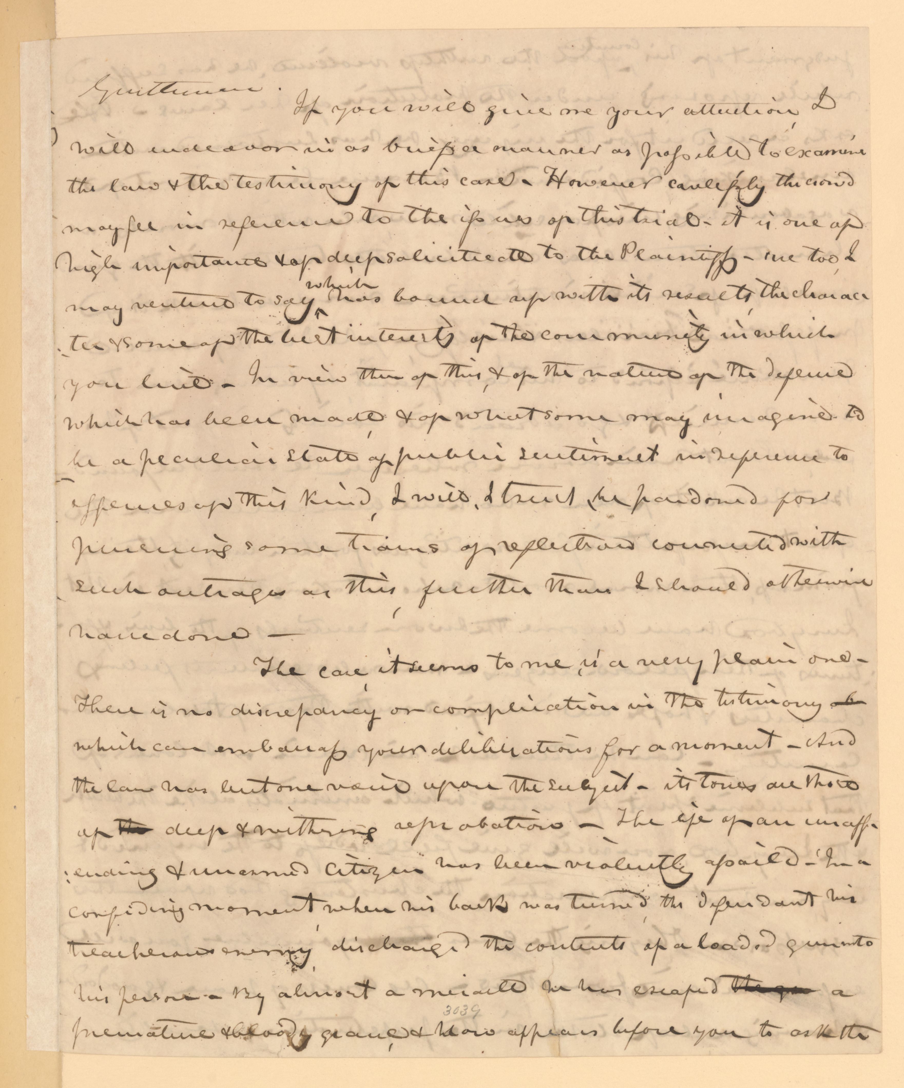 Scanned image of the current content page